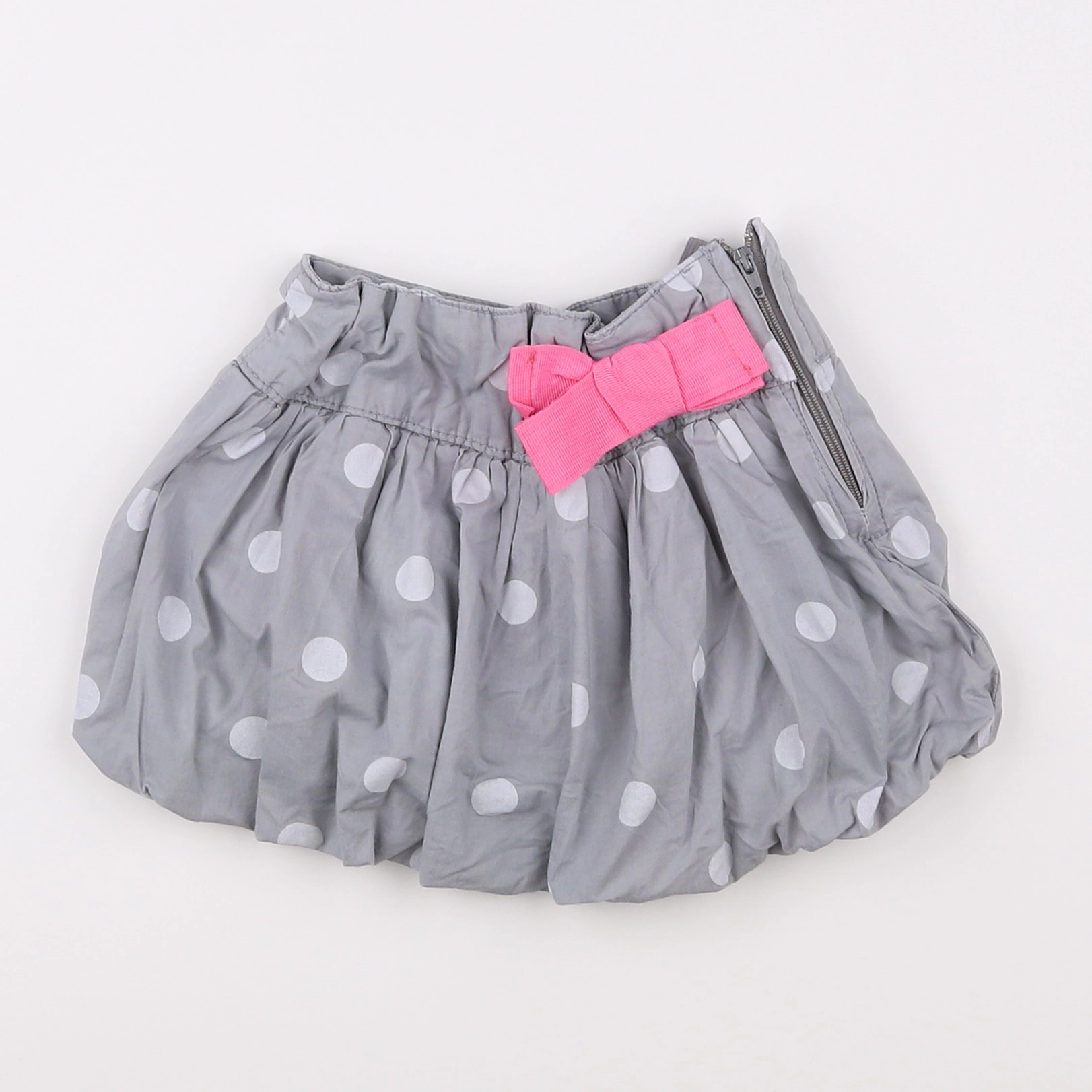 Vertbaudet - jupe gris - 2 ans