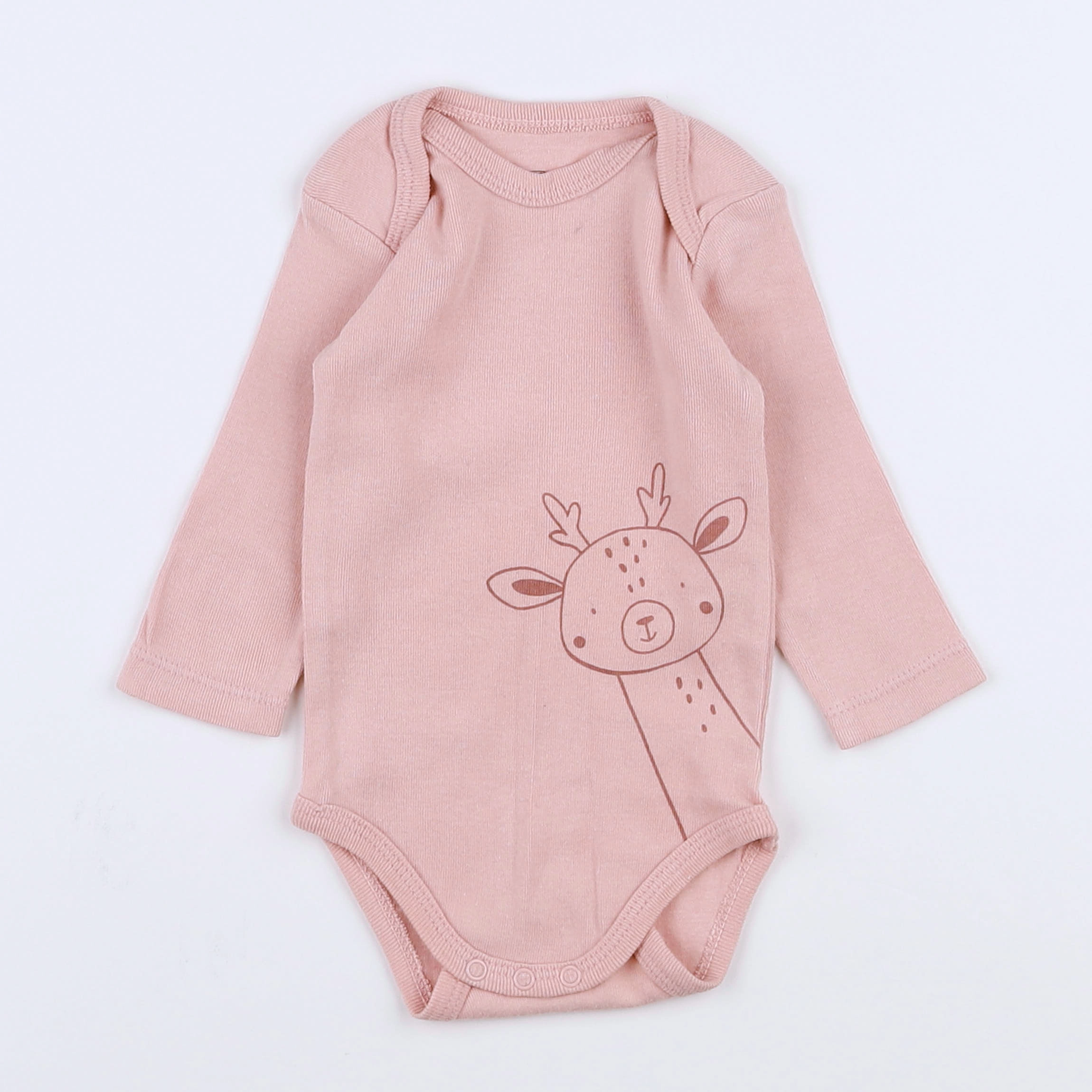 La Redoute - body rose - 3 mois