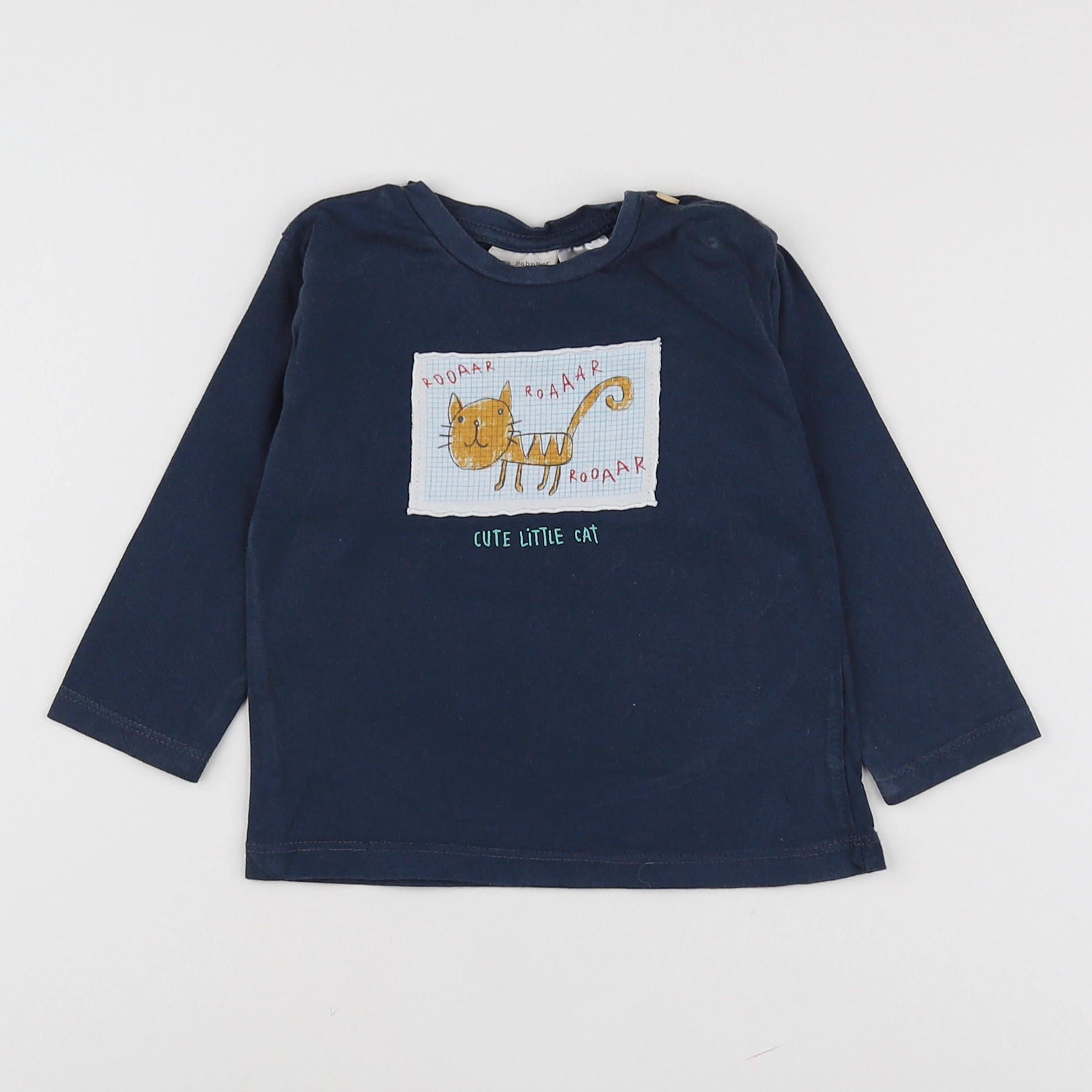 Zara - tee-shirt gris - 6/9 mois