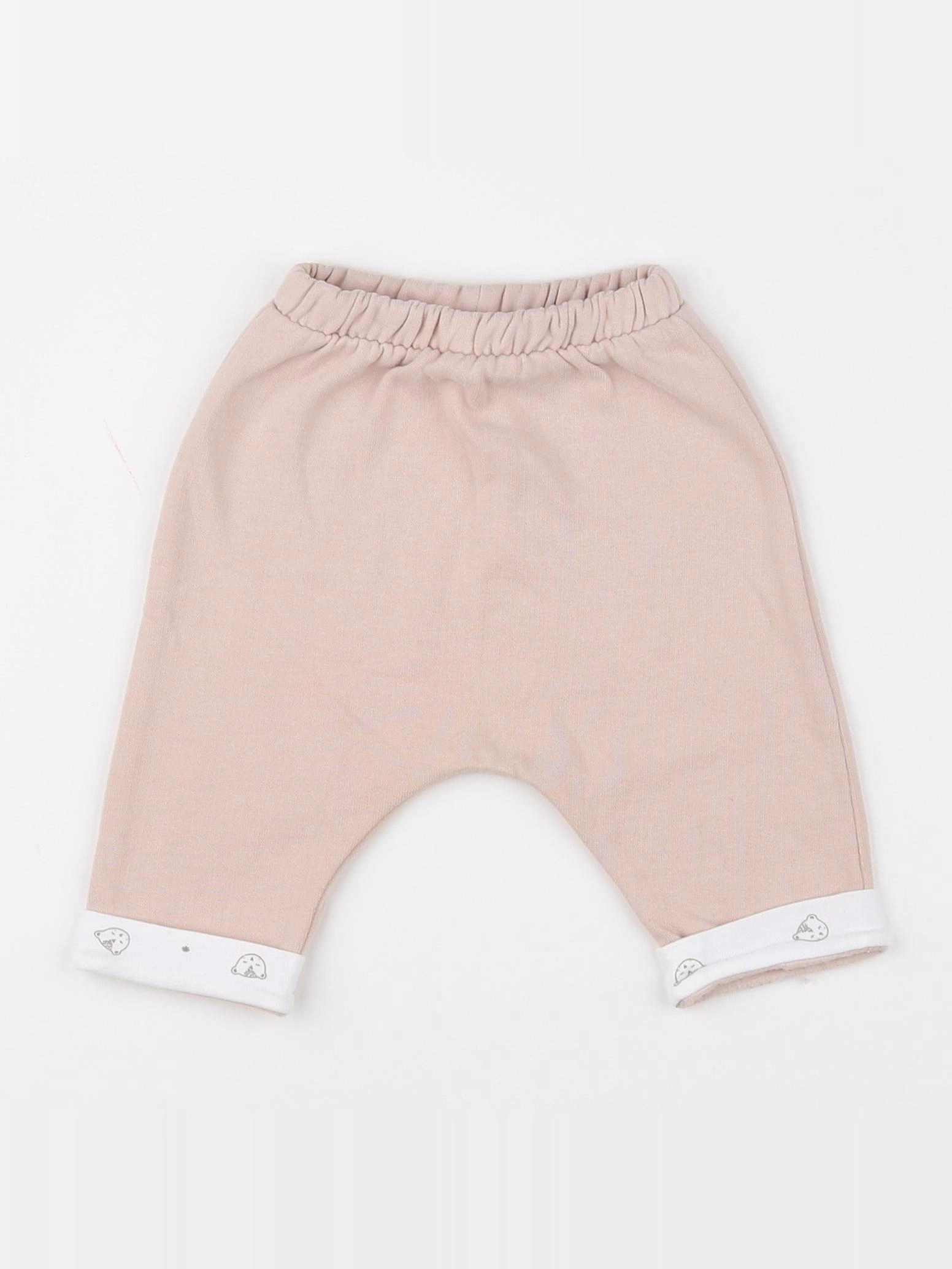 Vertbaudet - jogging rose - 1 mois