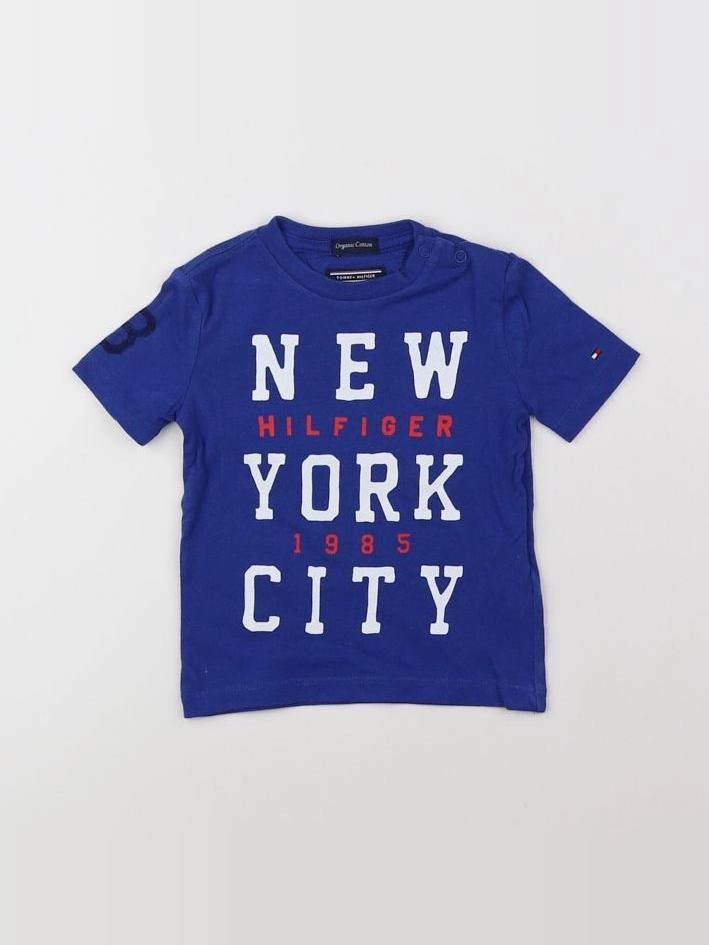 Tommy Hilfiger - tee-shirt bleu, rouge - 12 mois