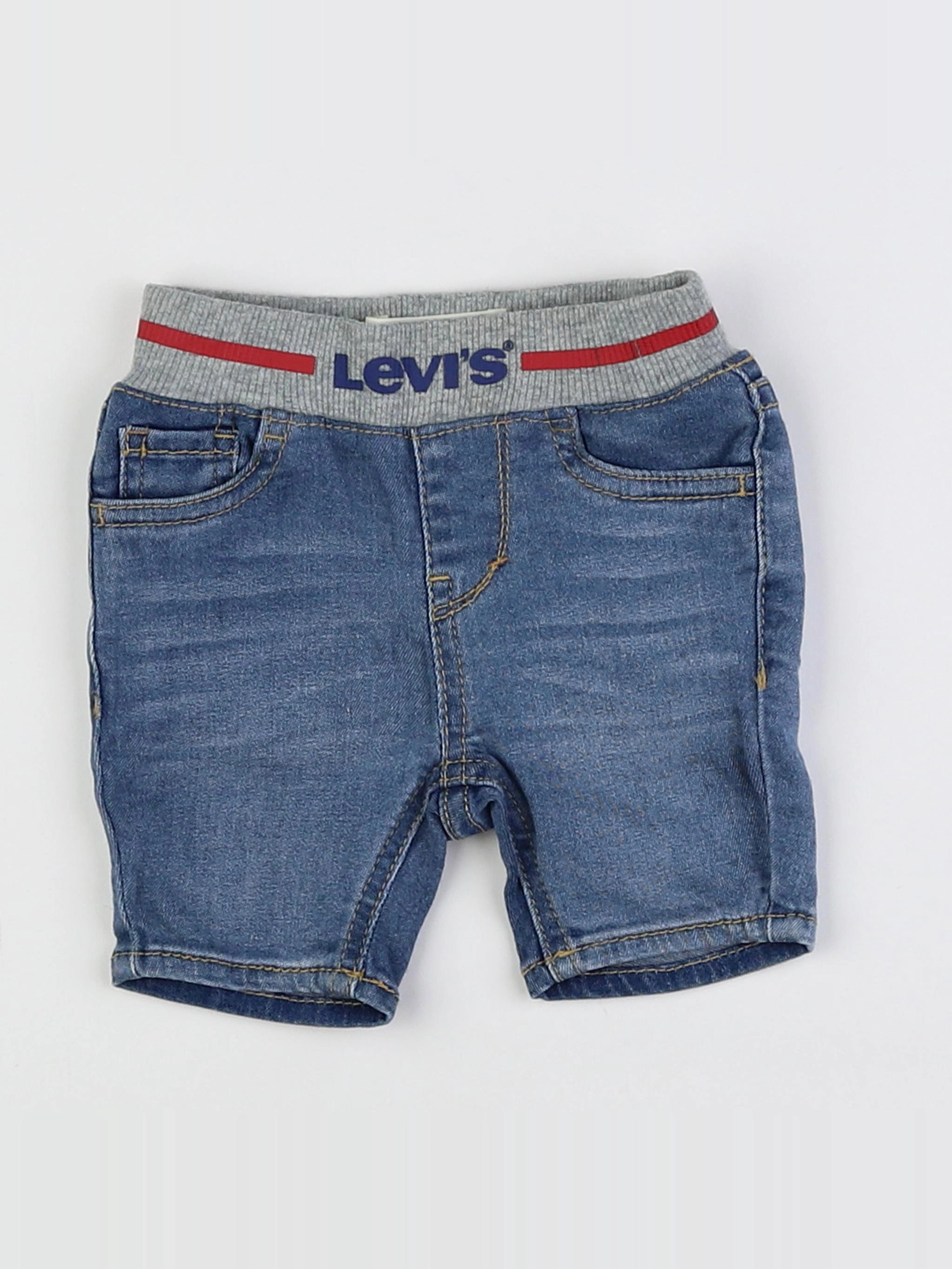 Levi's - short bleu - 12 mois