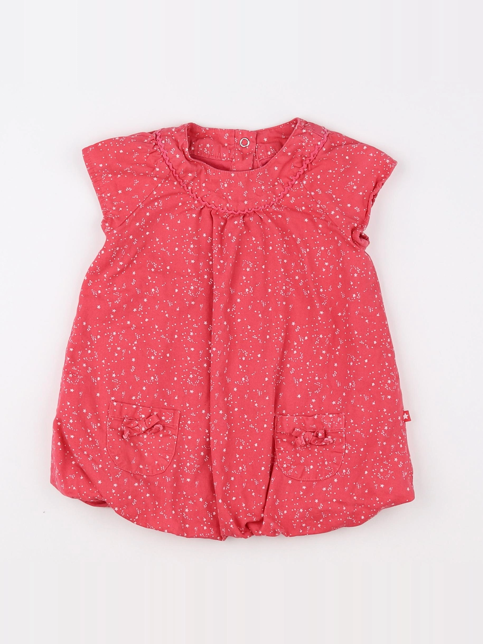 Tape à l'oeil - robe rose - 9 mois