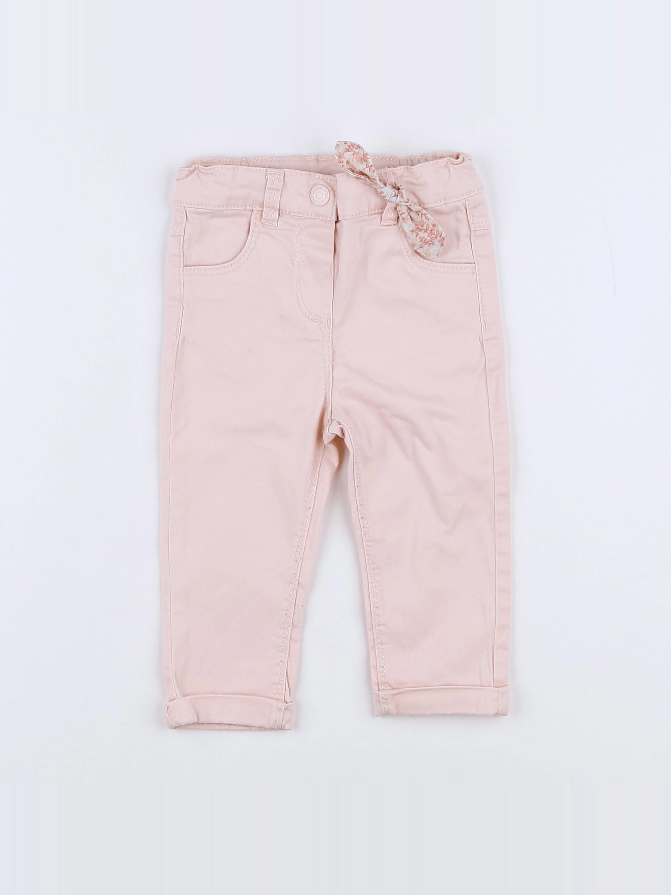 Tape à l'oeil - pantalon rose - 12 mois