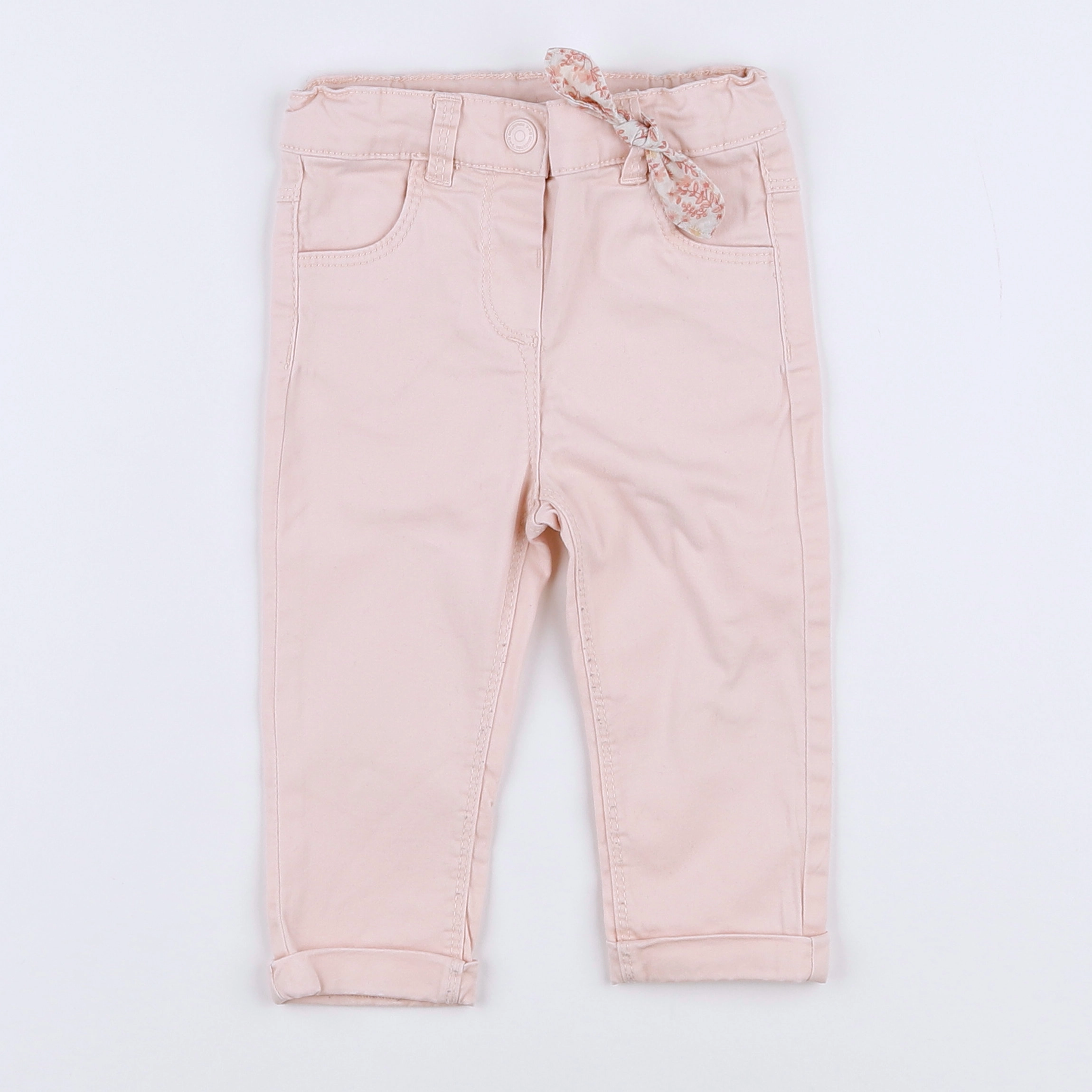 Tape à l'oeil - pantalon rose - 12 mois