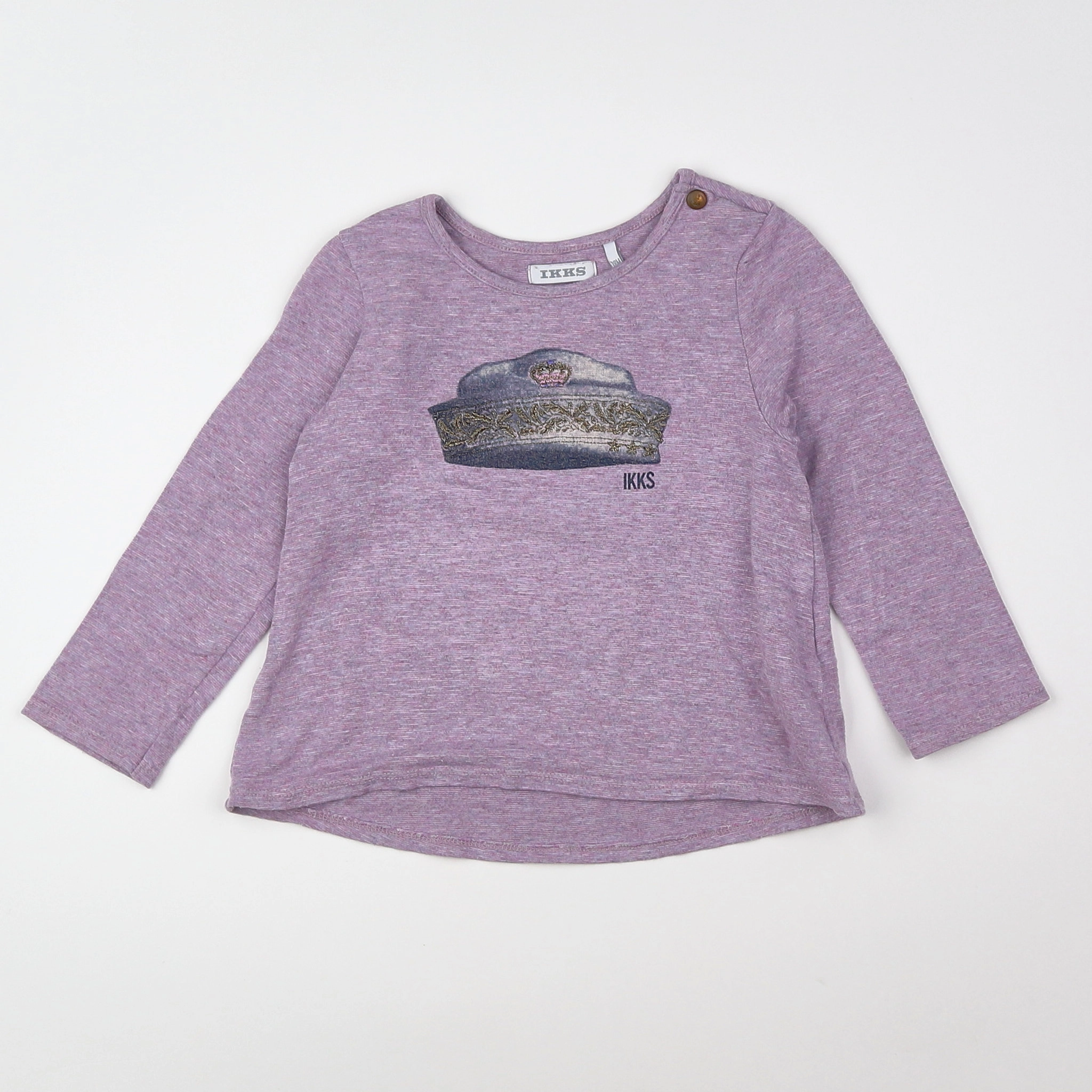 IKKS - tee-shirt violet - 18 mois
