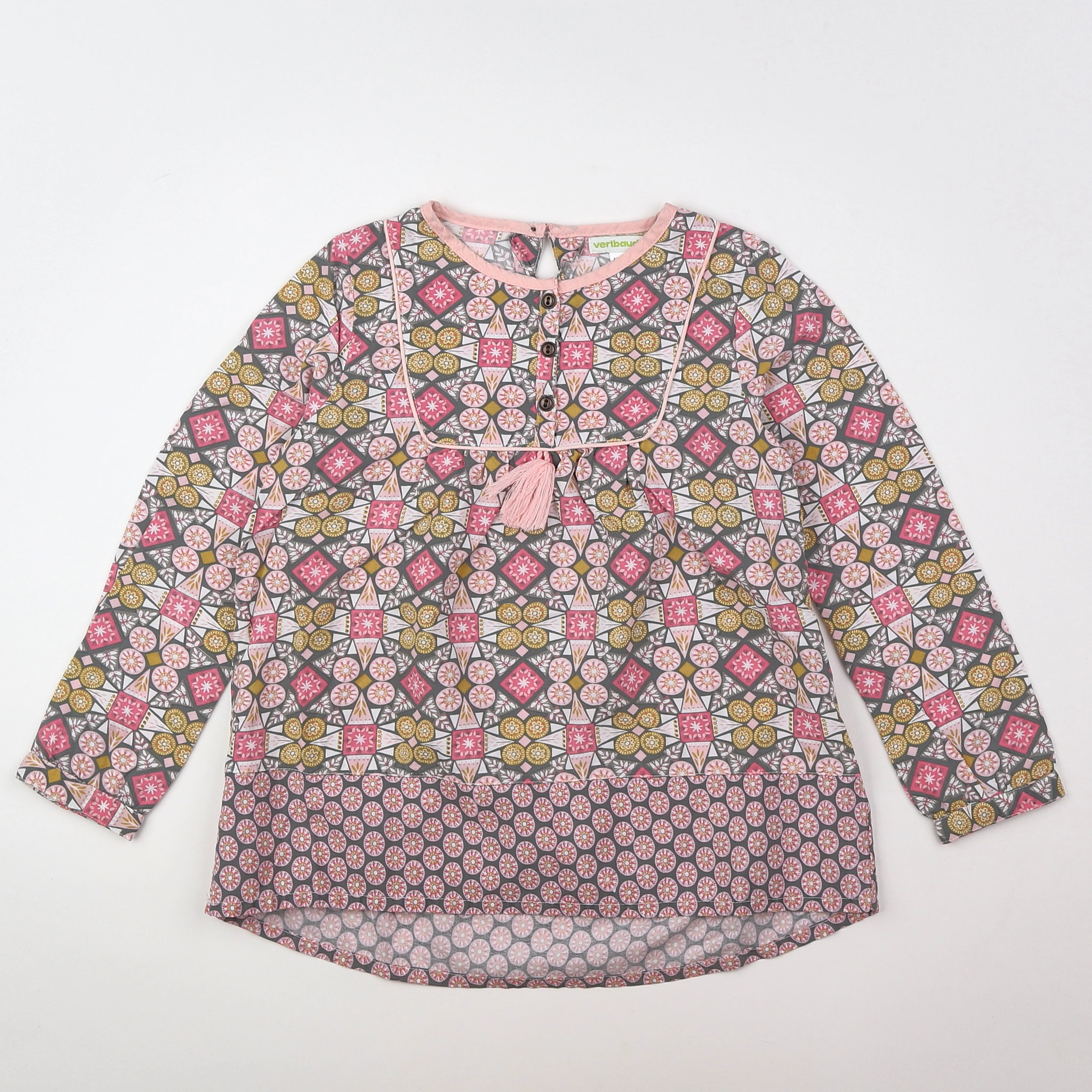 Vertbaudet - blouse rose - 6 ans