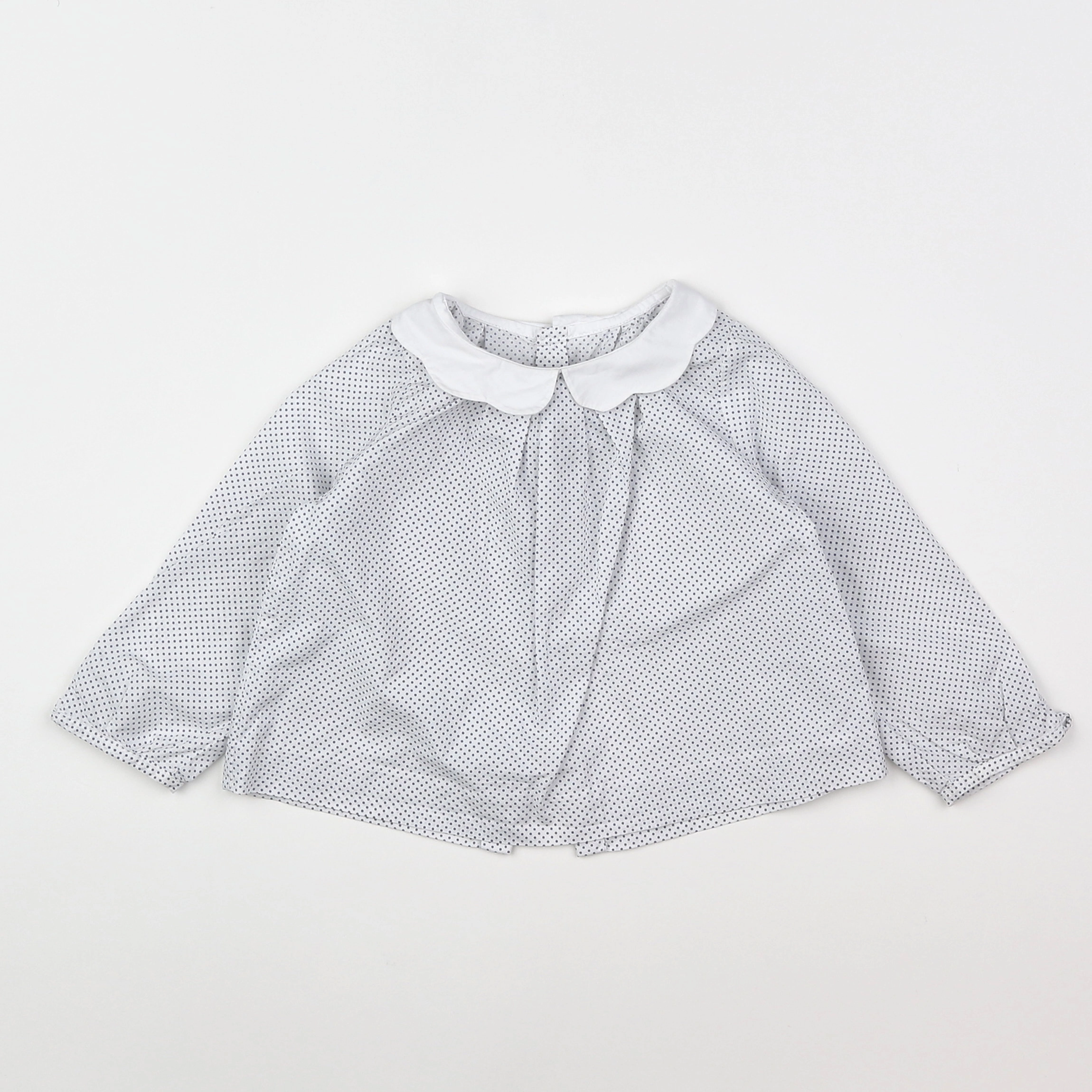 Jacadi - blouse blanc - 12 mois