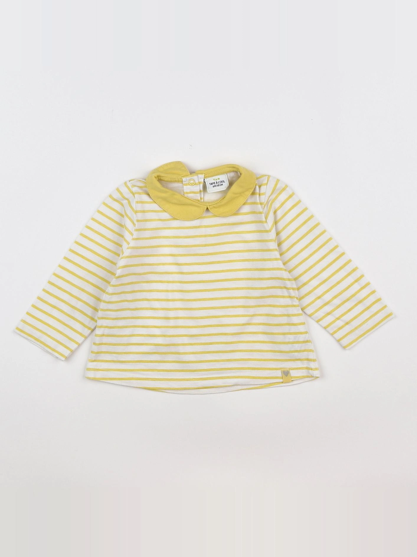 Tape à l'oeil - tee-shirt jaune - 6 mois