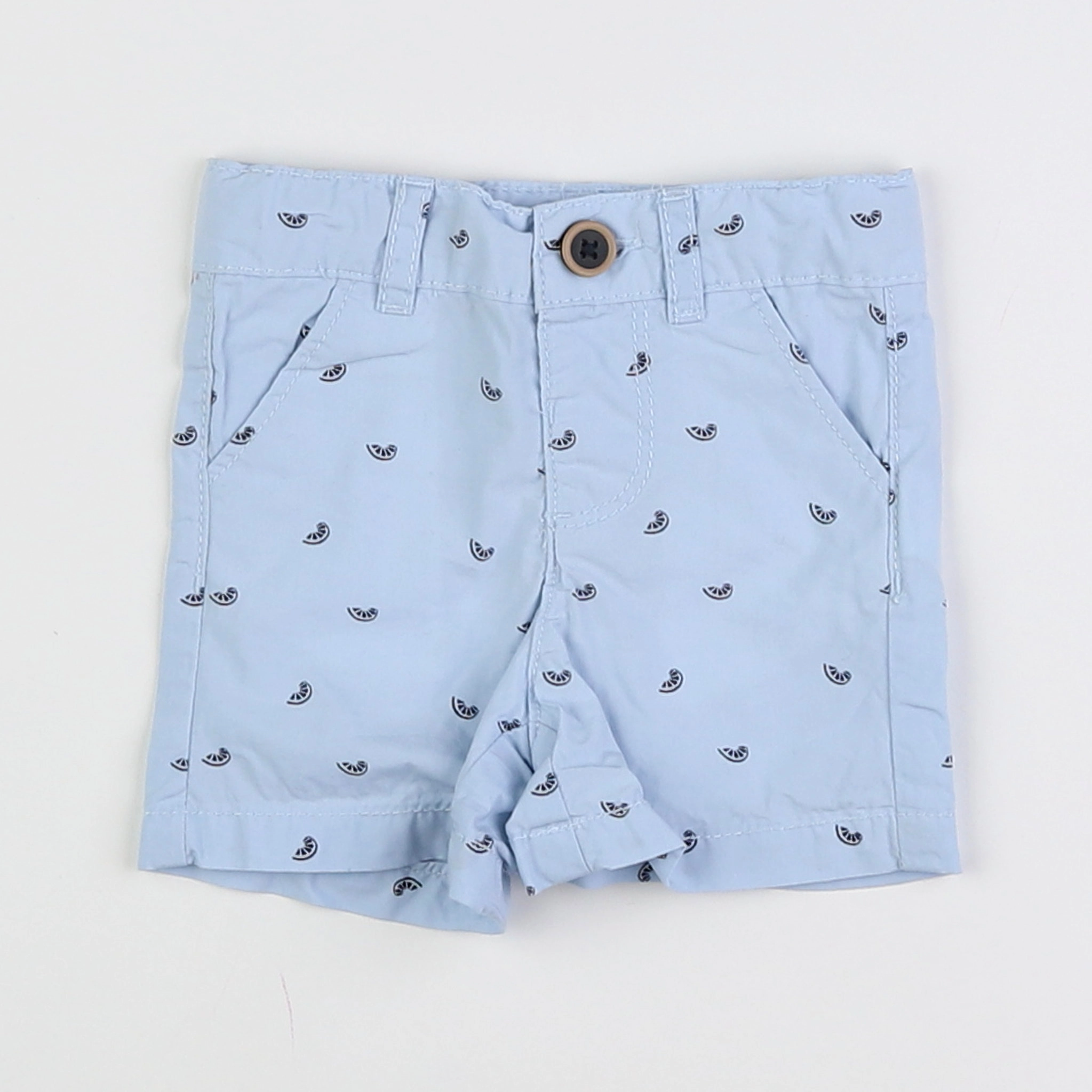 Tape à l'oeil - short bleu - 3 mois