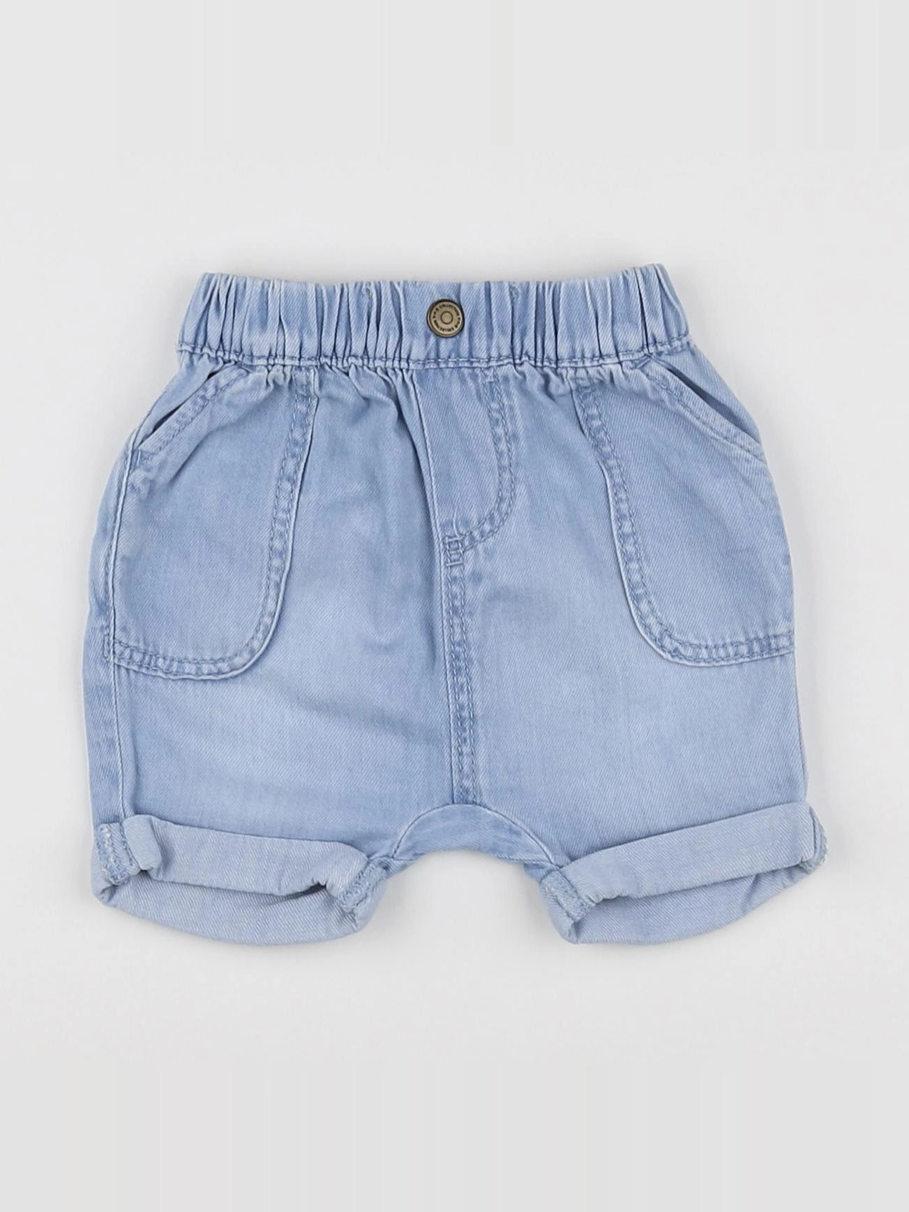 Tape à l'oeil - short bleu - 3 mois