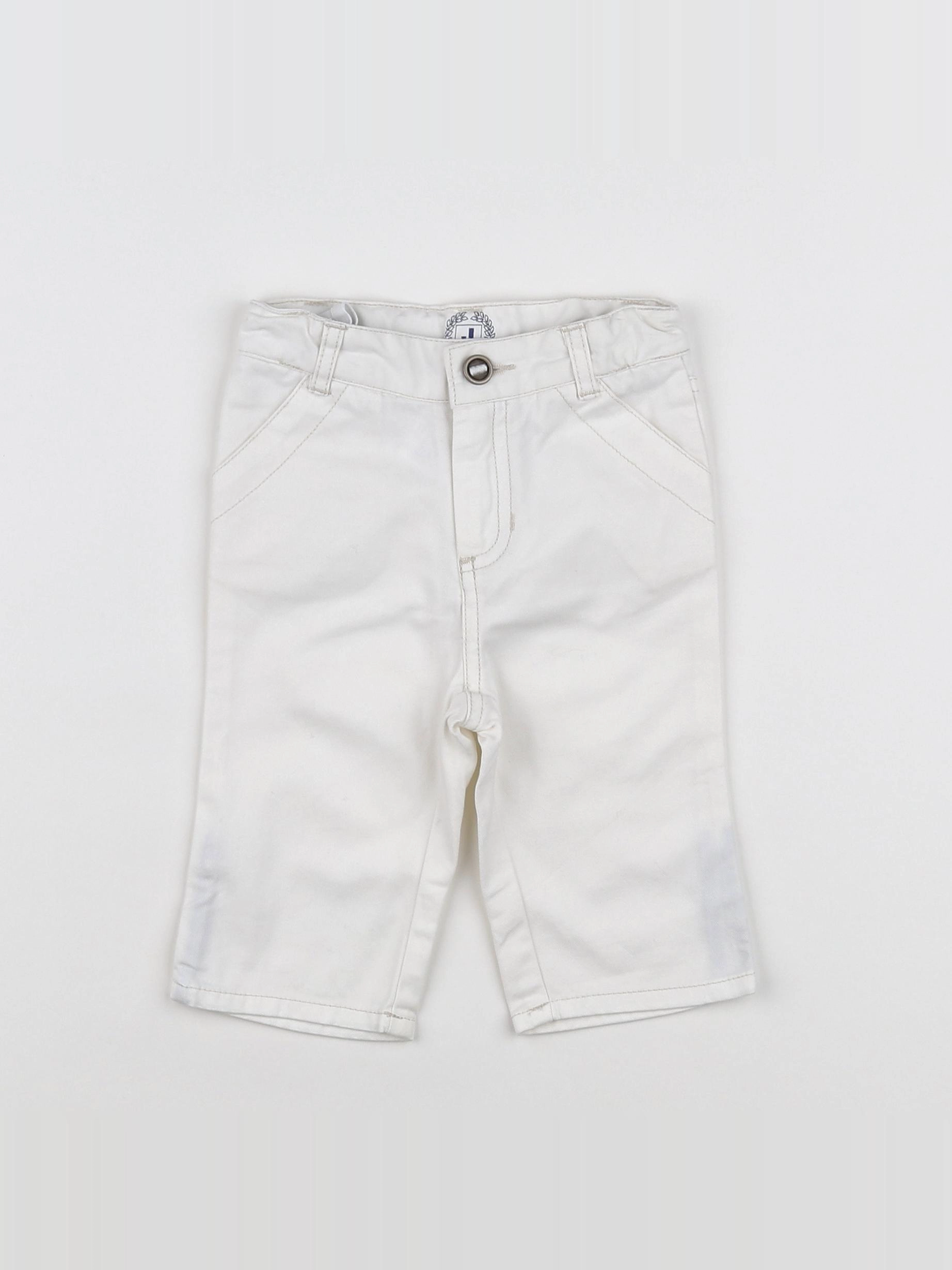 Jacadi - pantalon blanc - 6 mois