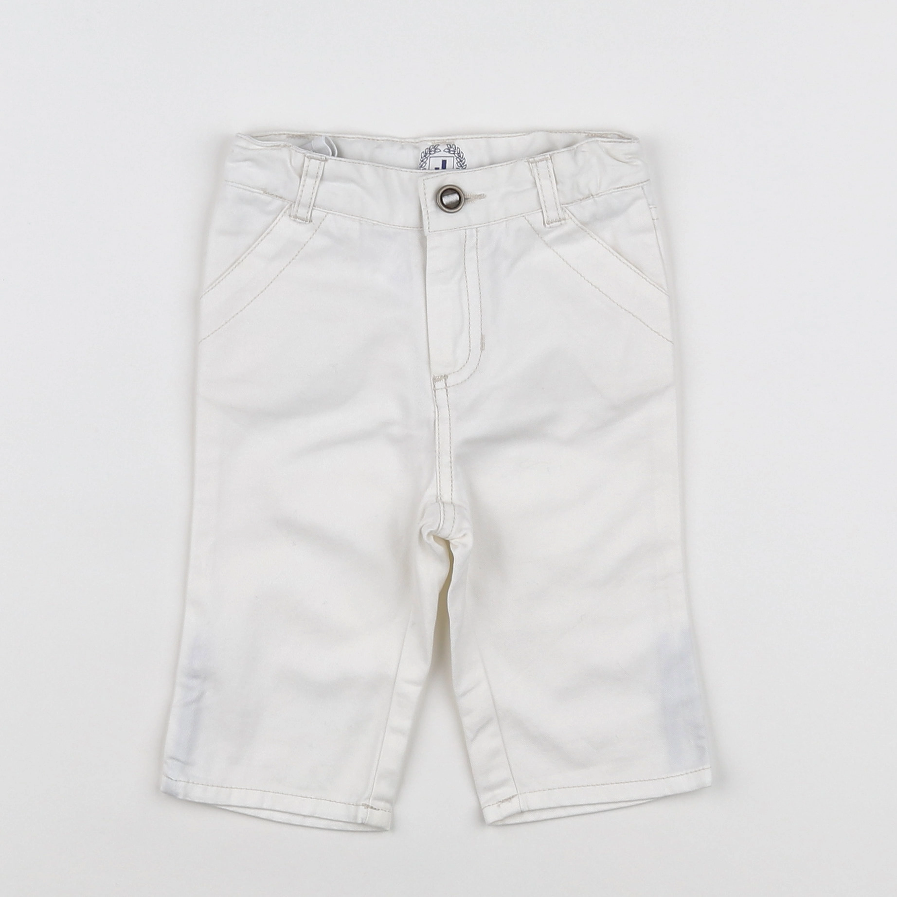 Jacadi - pantalon blanc - 6 mois