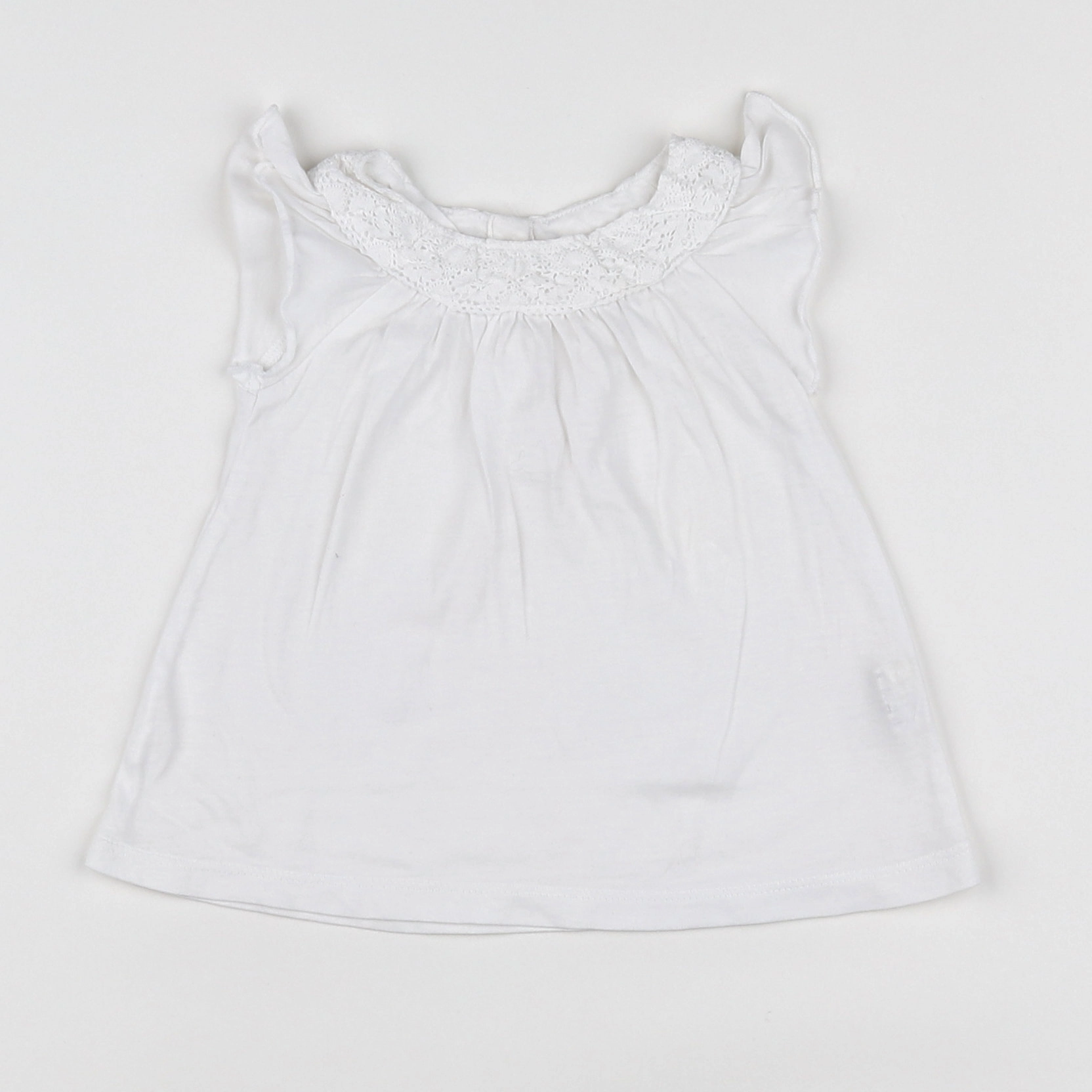 Boutchou - tee-shirt blanc - 6 mois