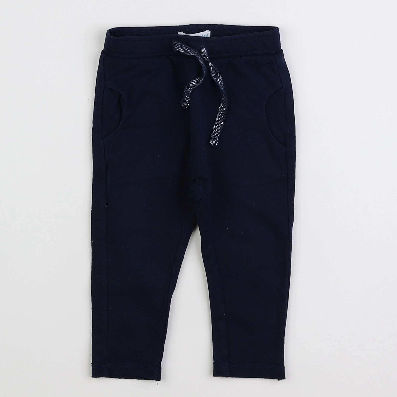 Vertbaudet - sarouel bleu - 9 mois