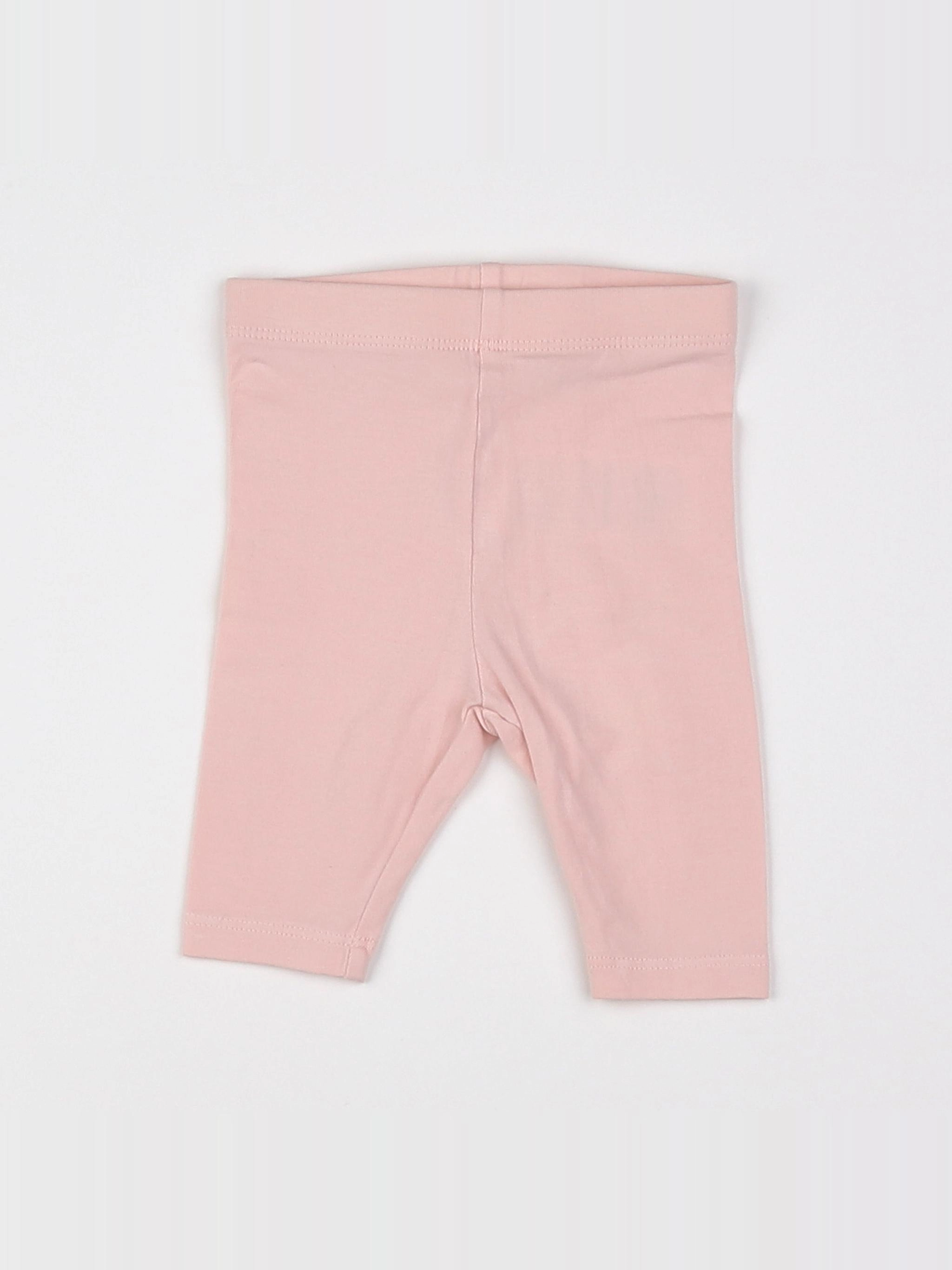 Vertbaudet - legging rose - 3 mois