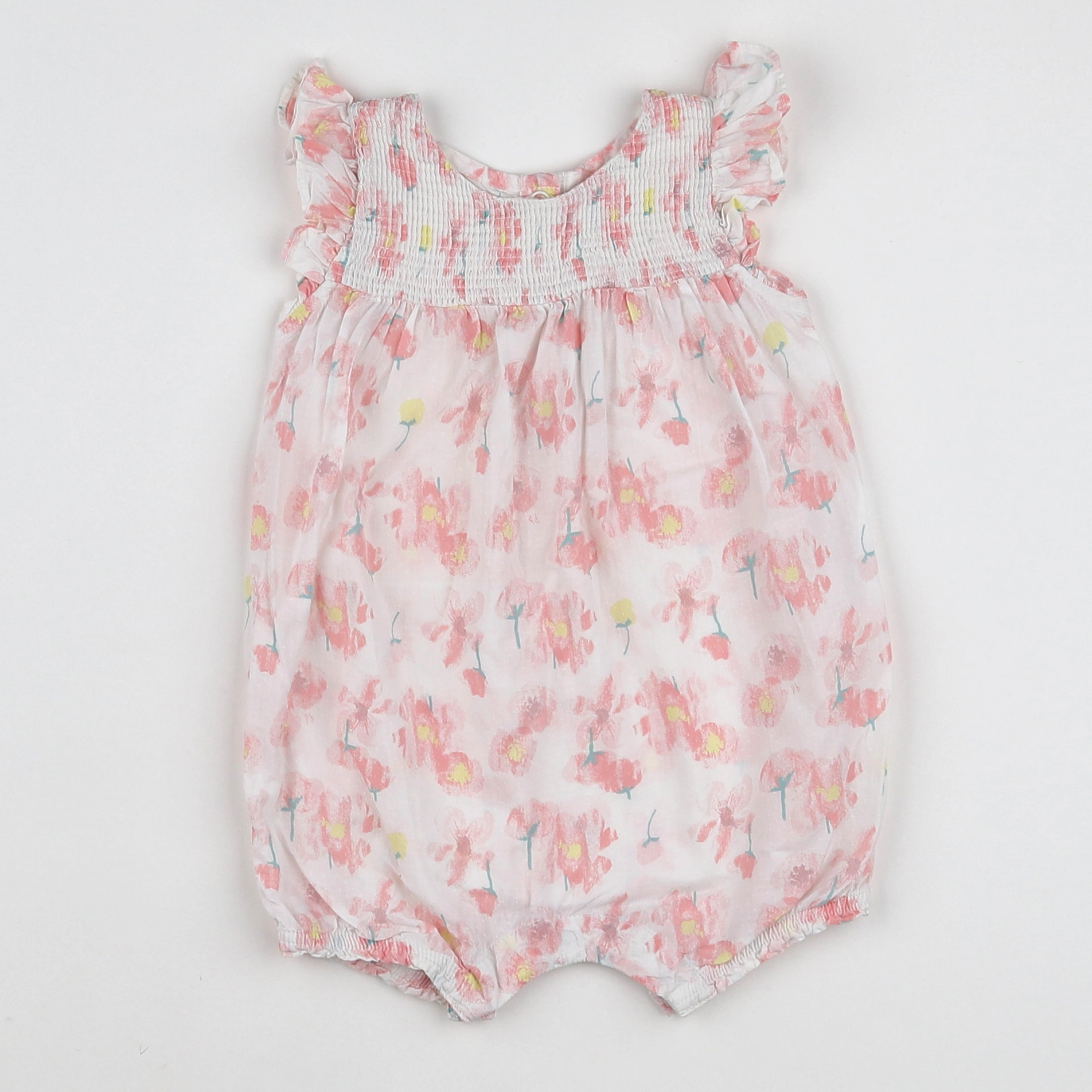 Petit Bateau - combinaison rose - 6 mois