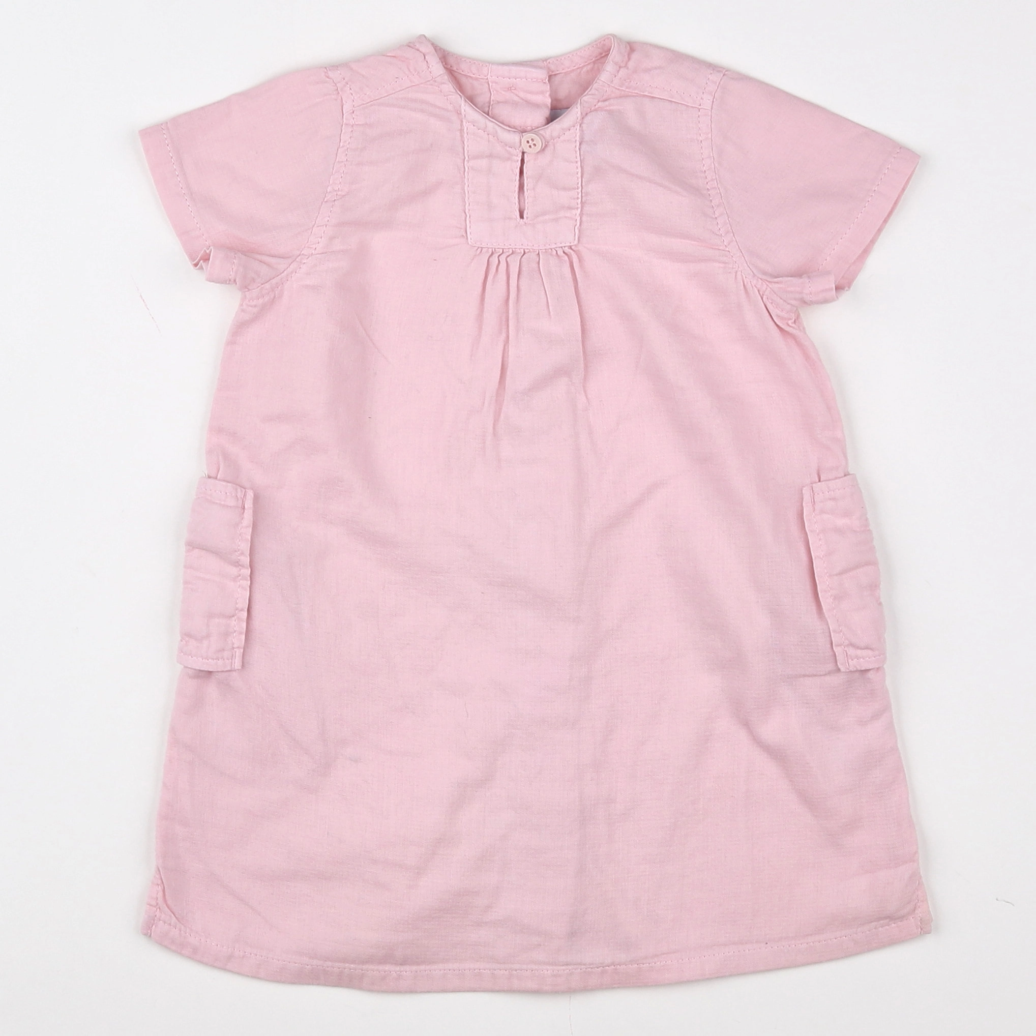 Petit Bateau - robe rose - 18 mois