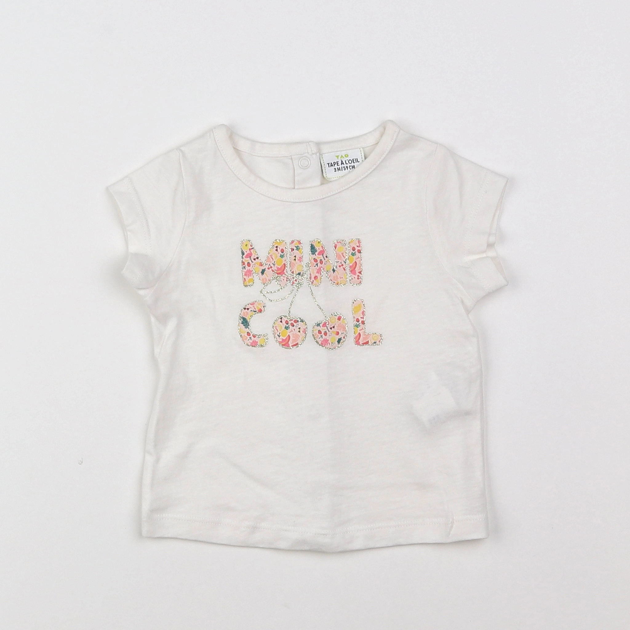 Tape à l'oeil - tee-shirt multicolore - 3 mois