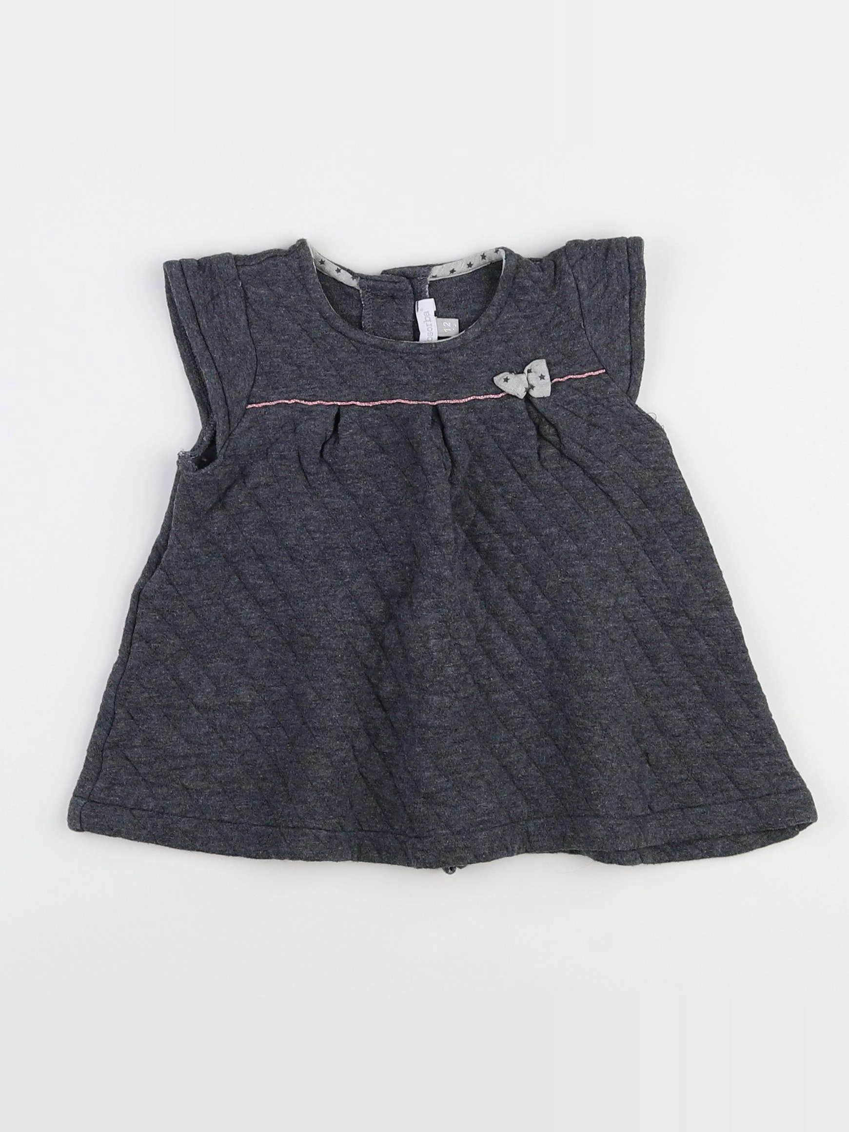 Absorba - robe gris - 12 mois