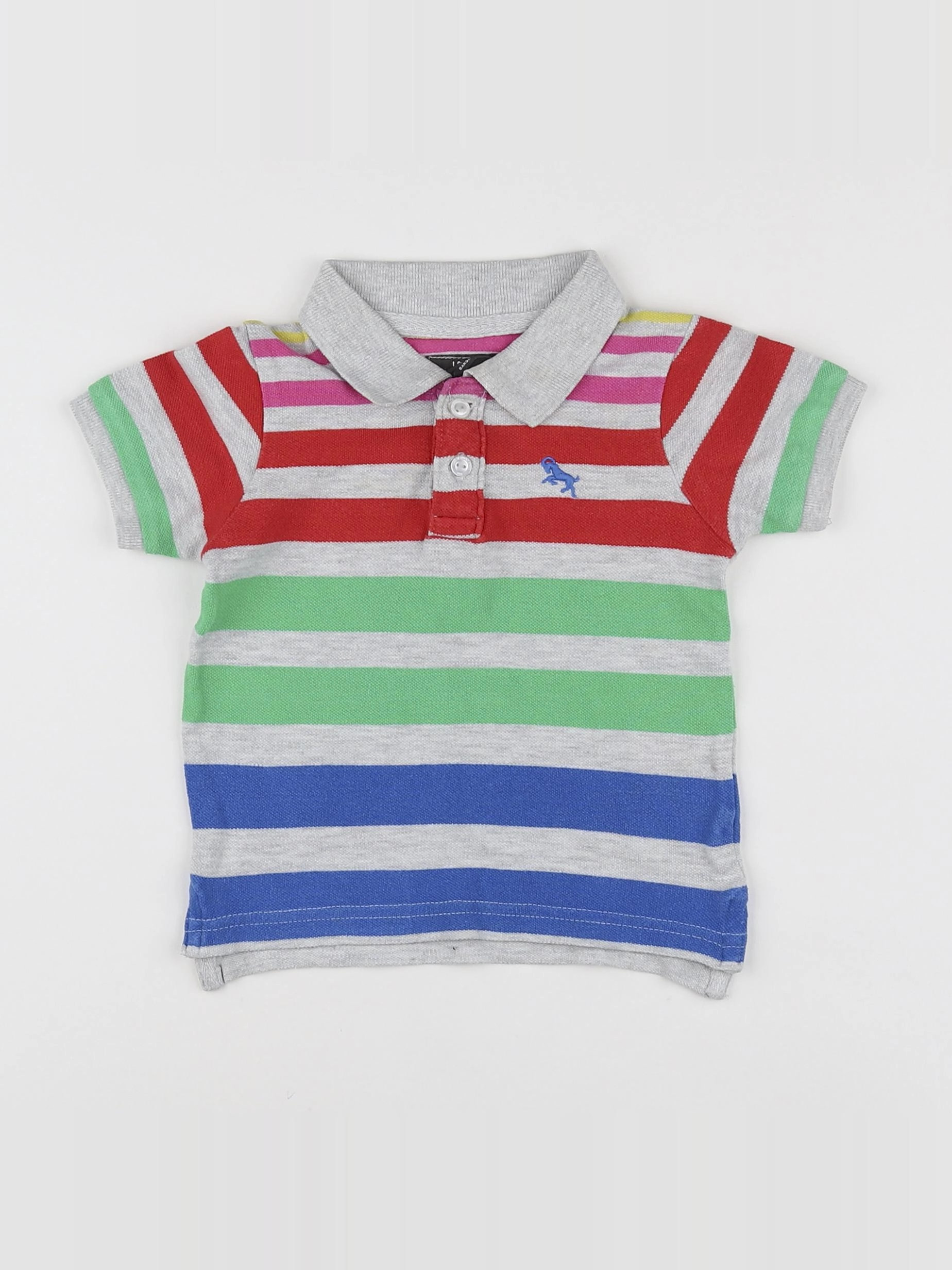 H&M - polo multicolore - 4/6 mois