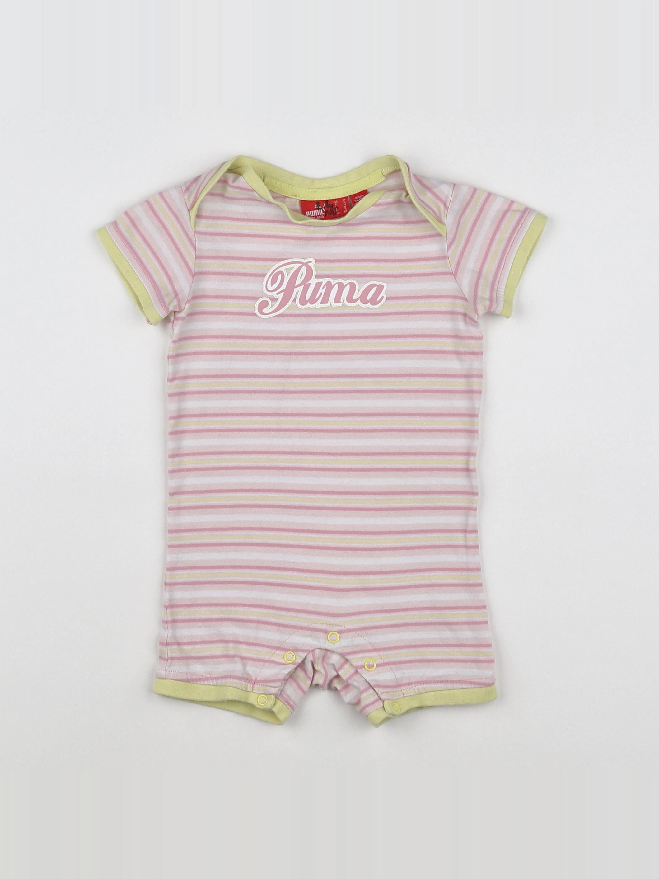 Puma - pyjama coton rose - 12 mois