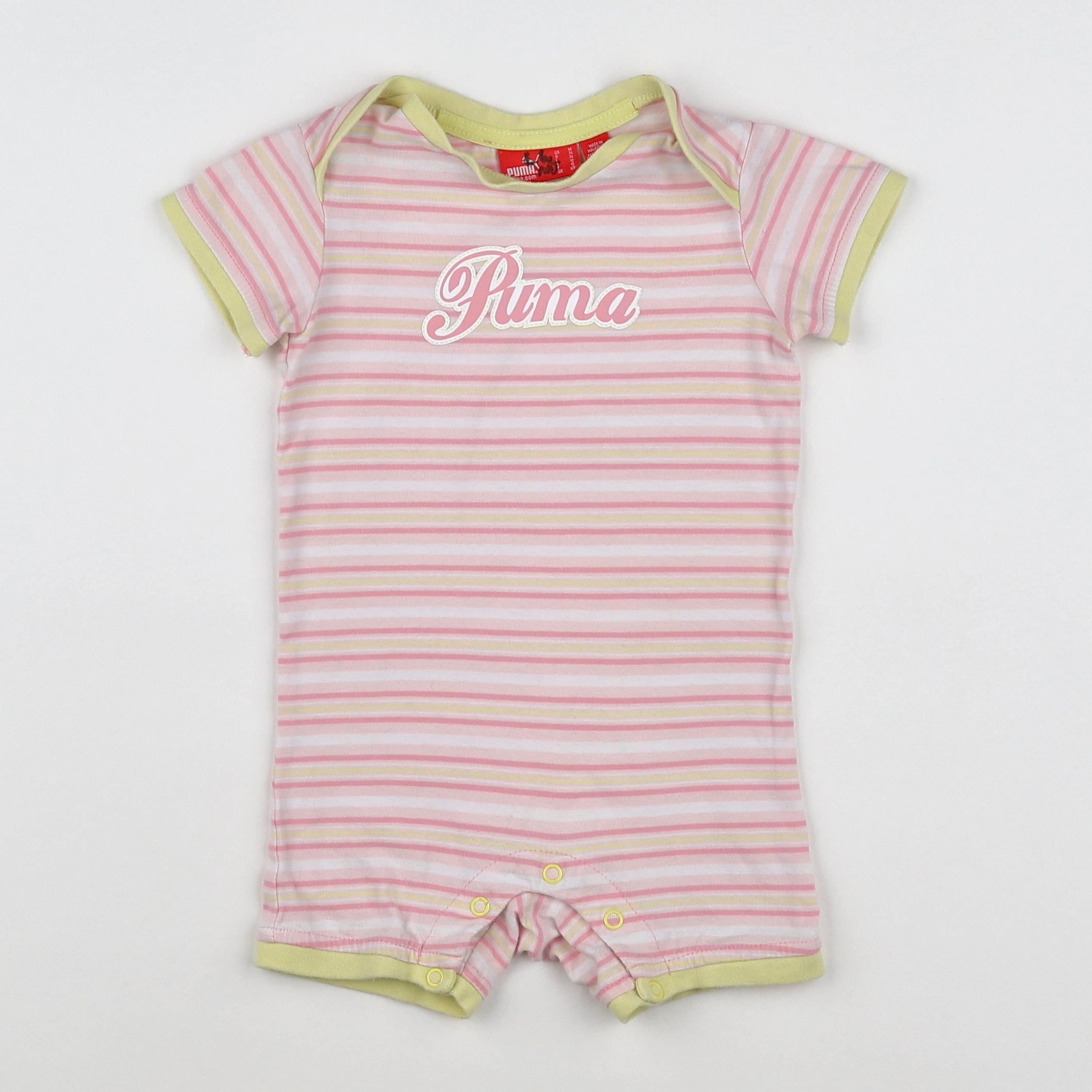 Puma - pyjama coton rose - 12 mois