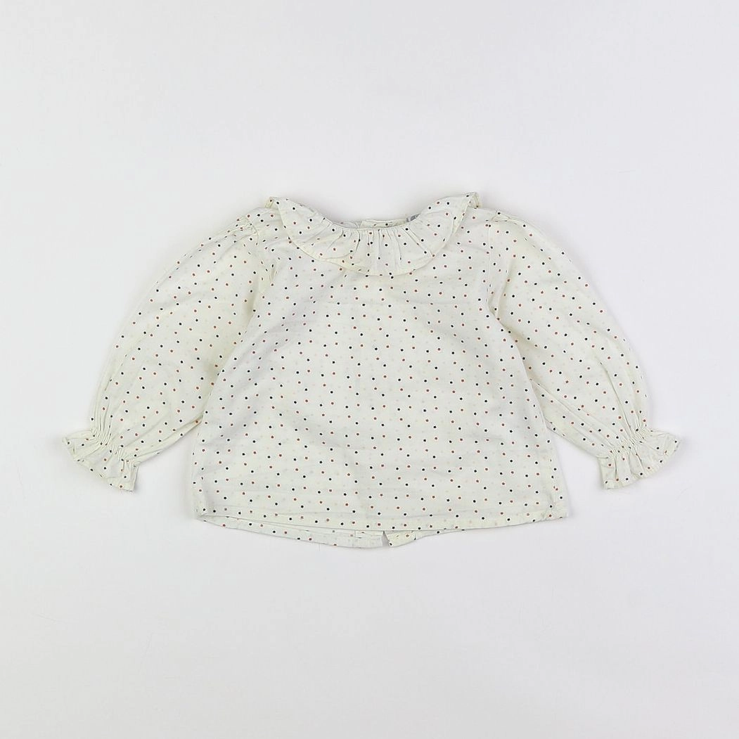 Dadati - blouse blanc - 9 mois