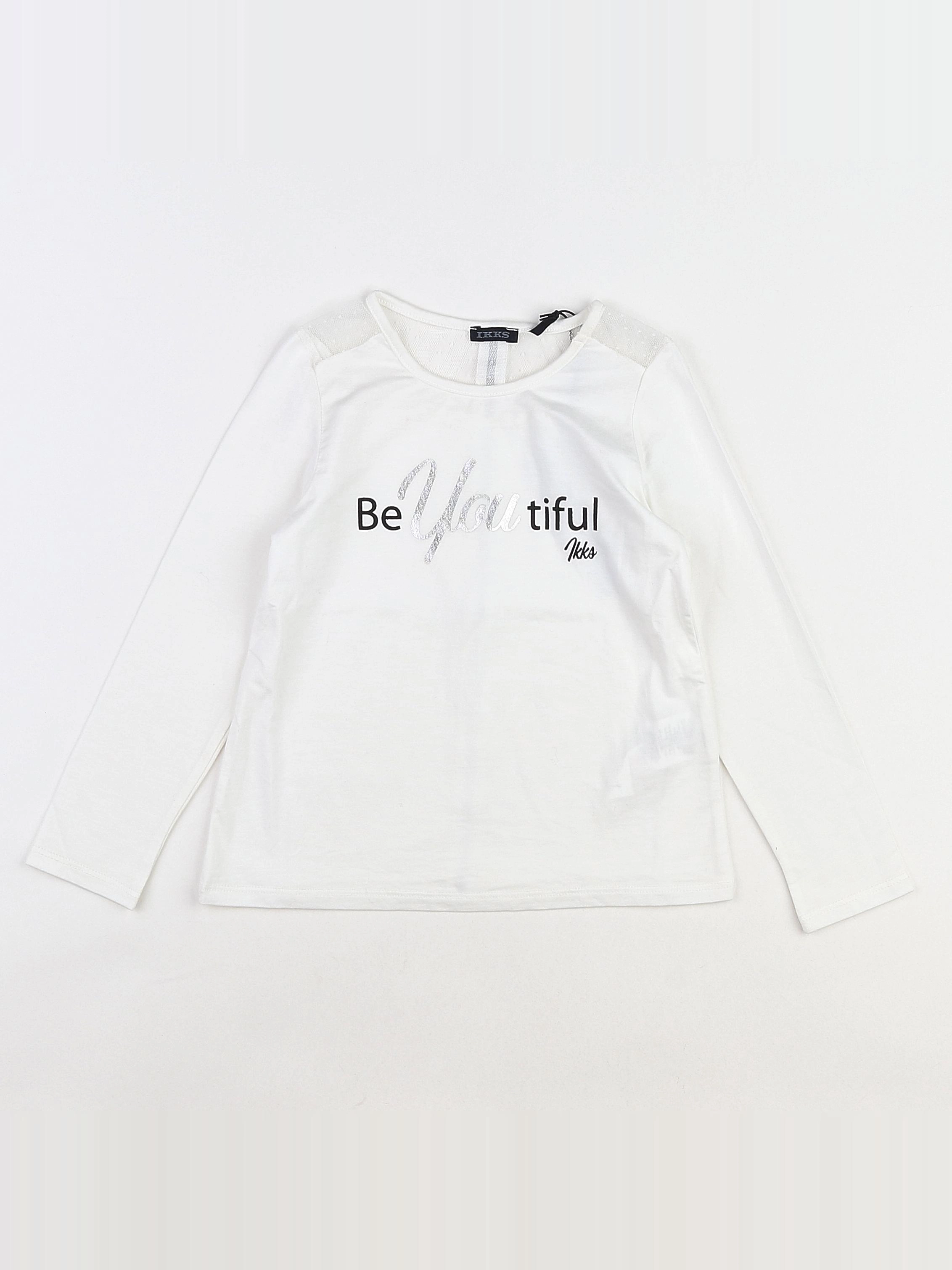 IKKS - tee-shirt blanc (neuf) - 5 ans