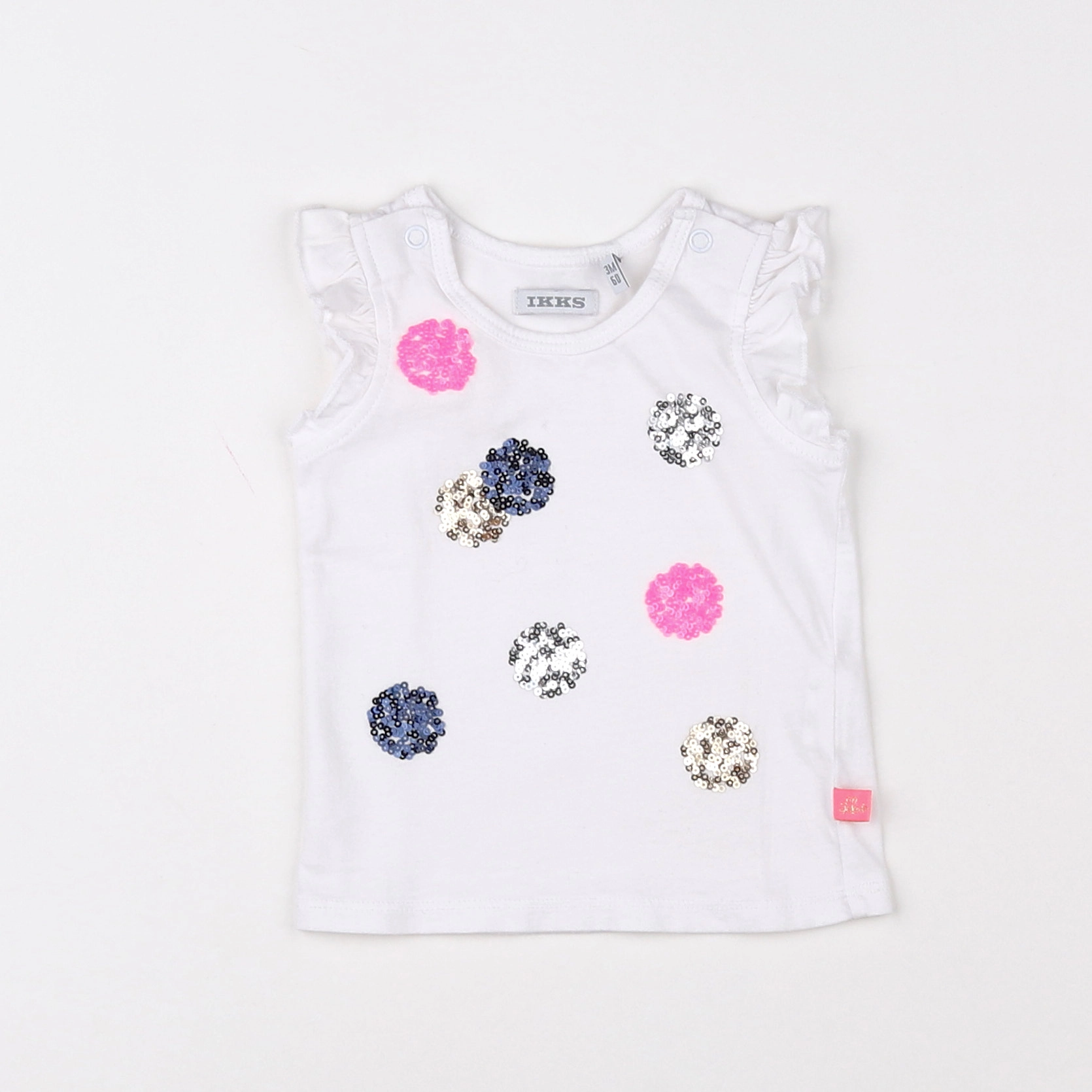 IKKS - tee-shirt blanc - 3 mois