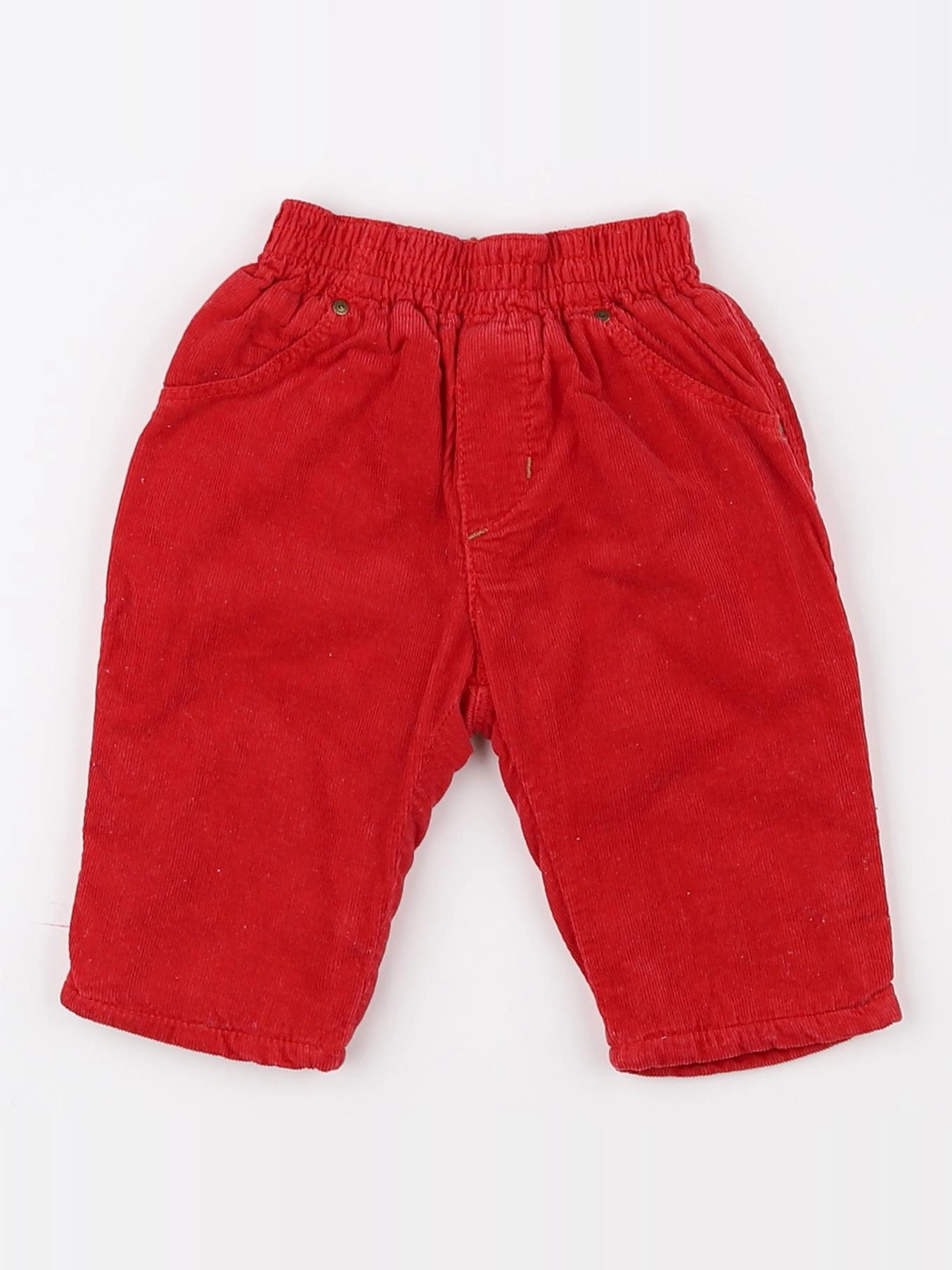 Catimini - pantalon doublé rouge - 3 mois