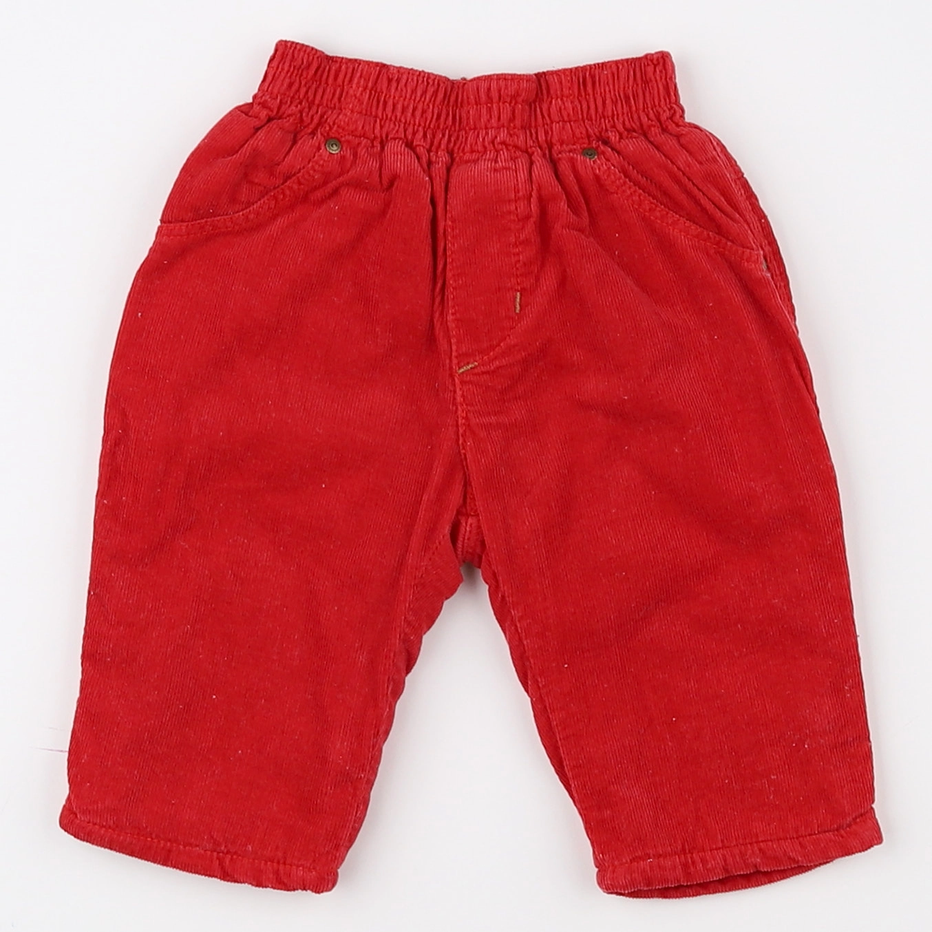 Catimini - pantalon doublé rouge - 3 mois