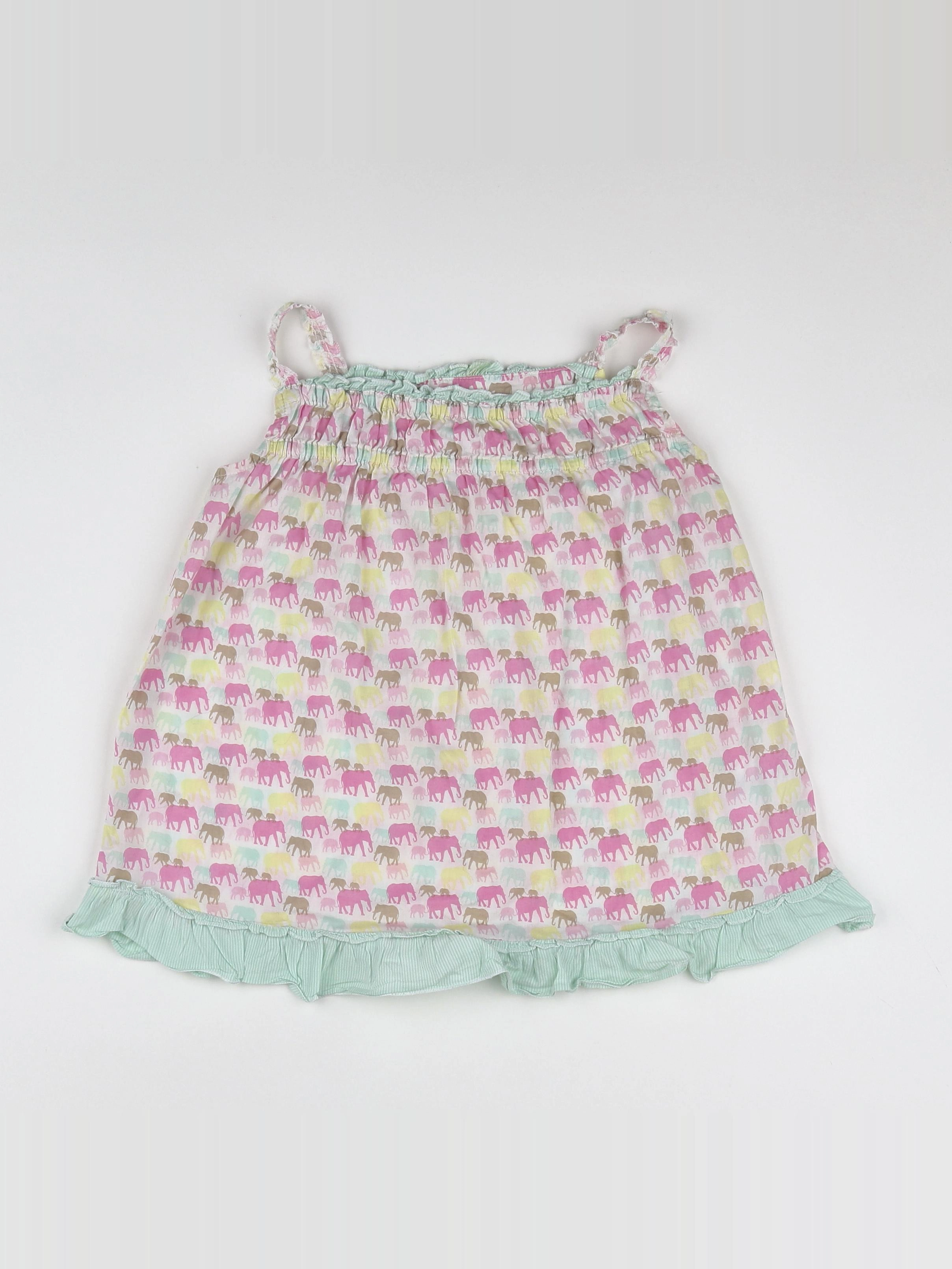 H&M - robe multicolore - 12/18 mois