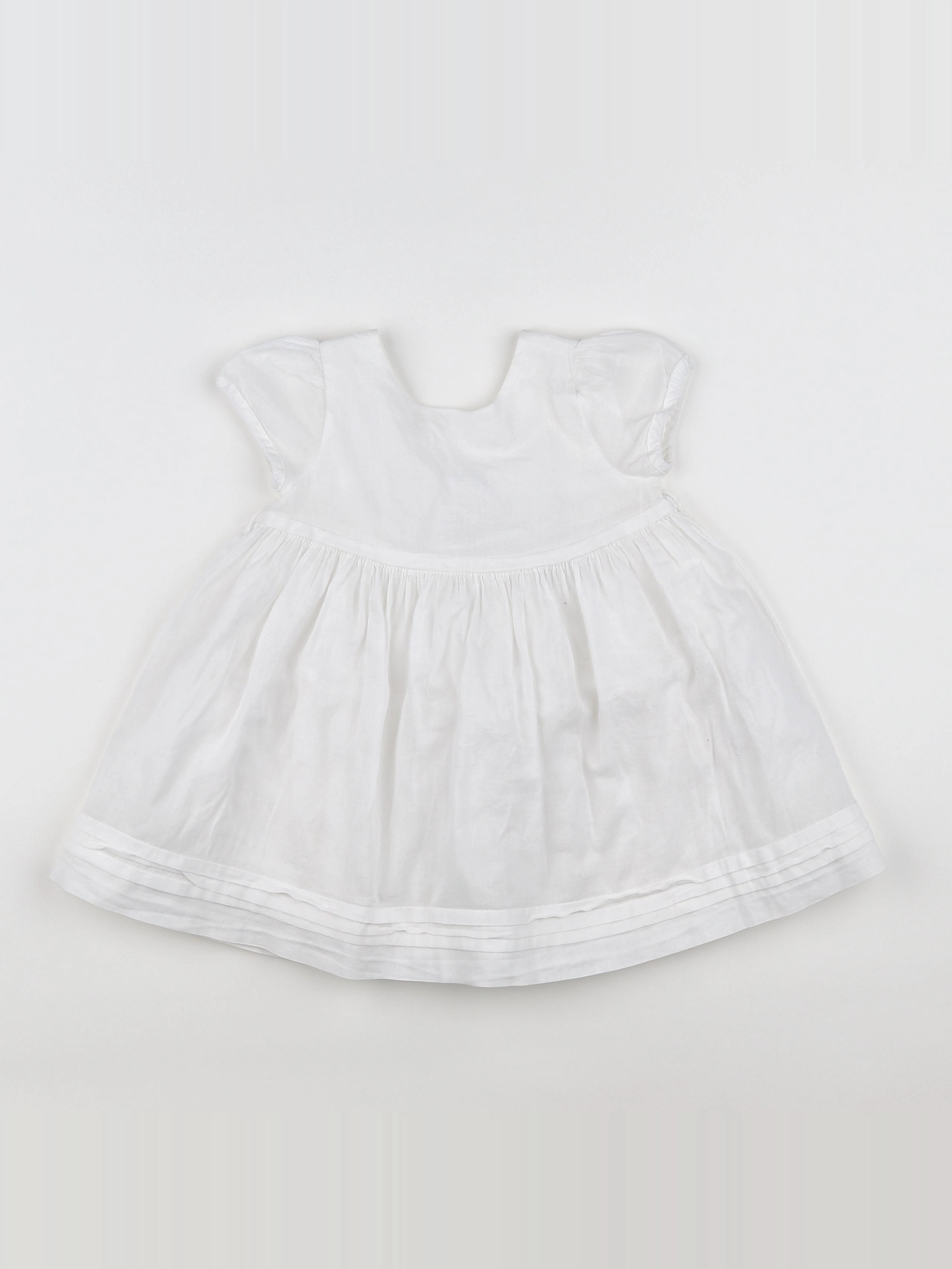 Cyrillus - robe blanc - 12 mois
