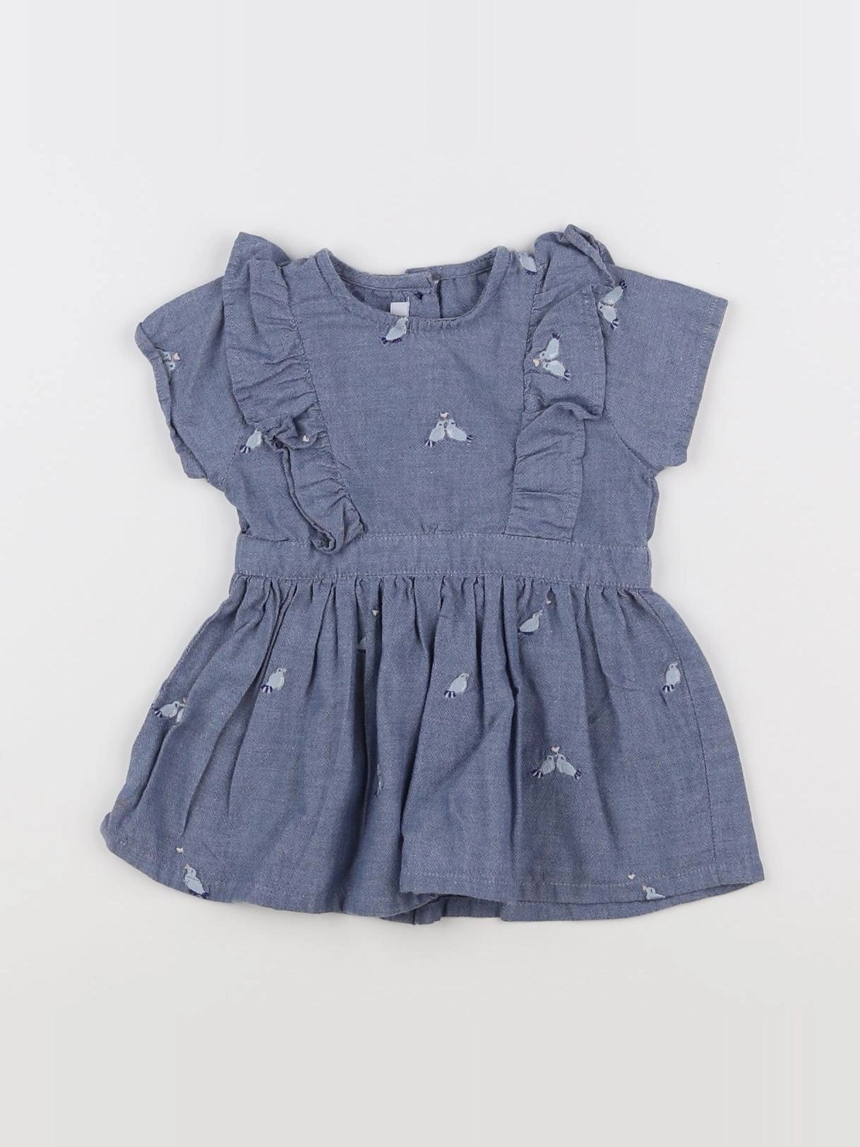 Absorba - robe bleu - 6 mois