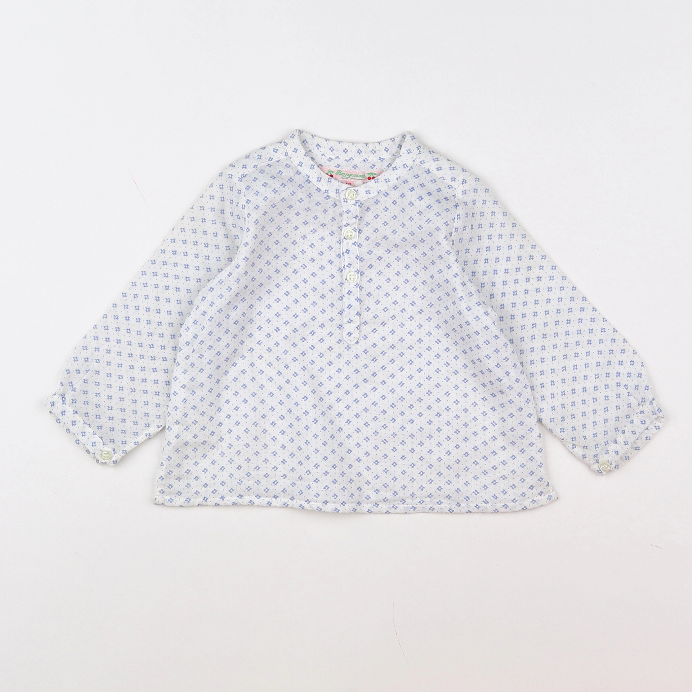 Bonpoint - blouse blanc - 12 mois