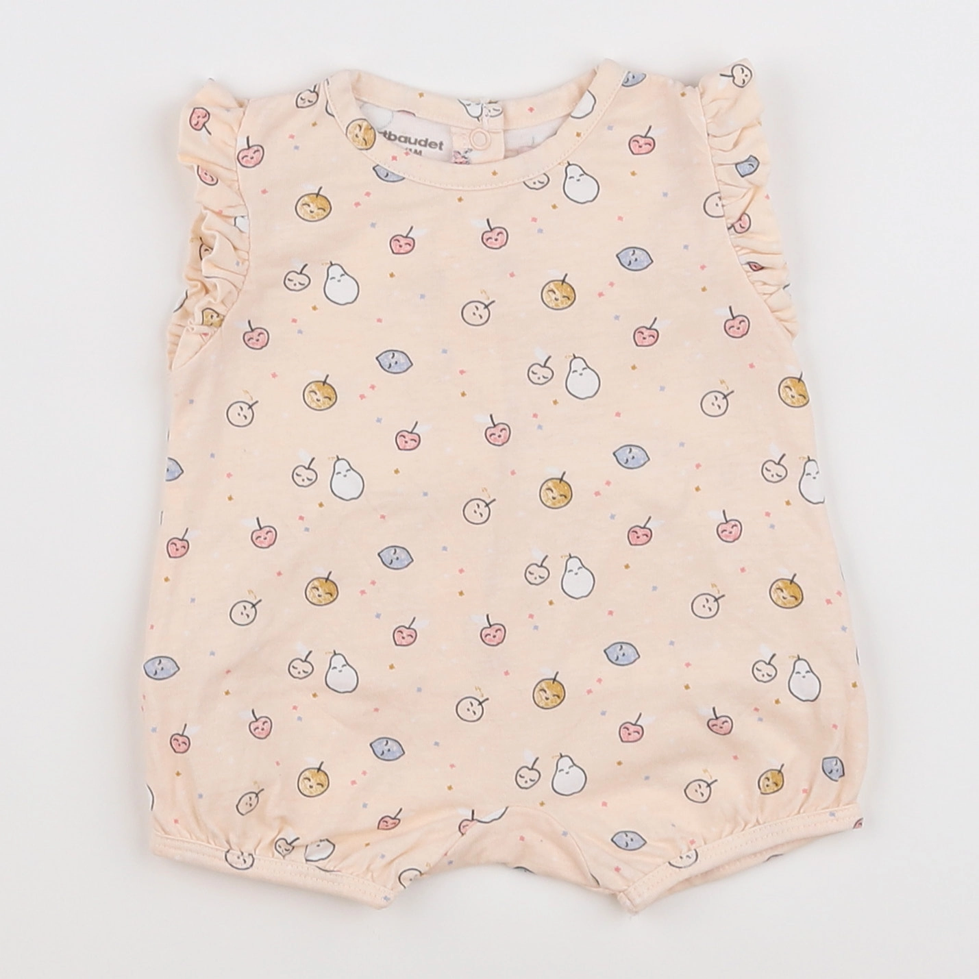 Vertbaudet - pyjama coton rose - 1 mois