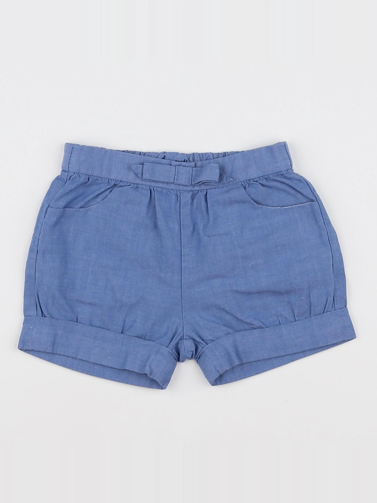 Jacadi - short bleu - 6 mois