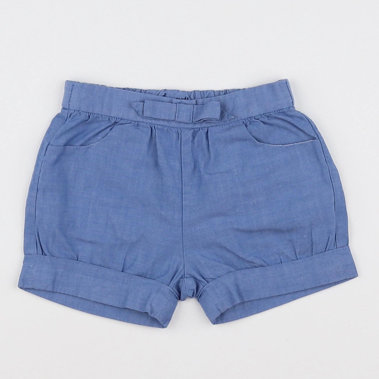 Jacadi - short bleu - 6 mois