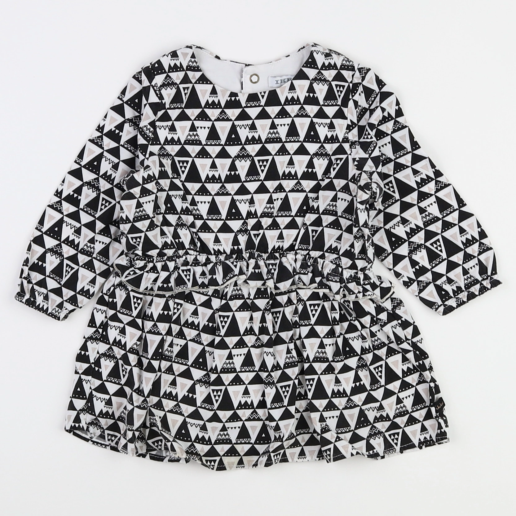 IKKS - robe blanc, noir - 12 mois