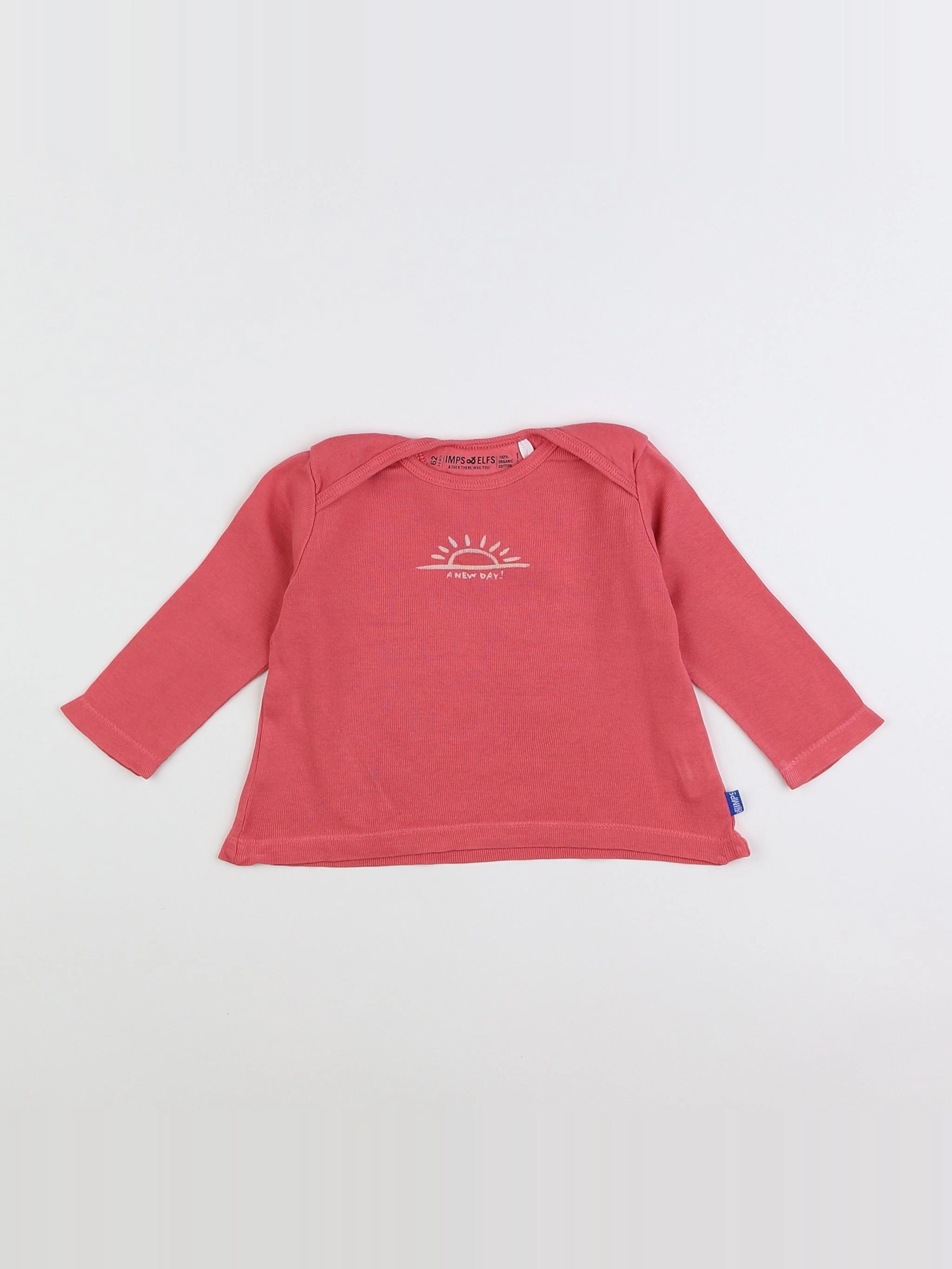 Imps & Elfs - maillot de corps rose - 3/6 mois