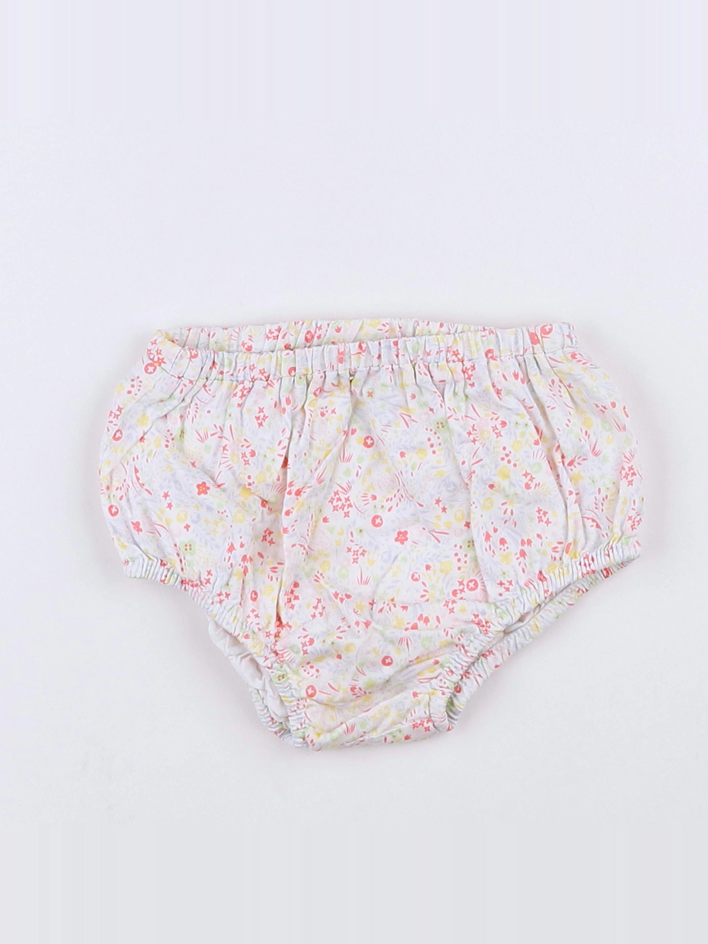 Cadet Rousselle - bloomer jaune, blanc - 12 mois