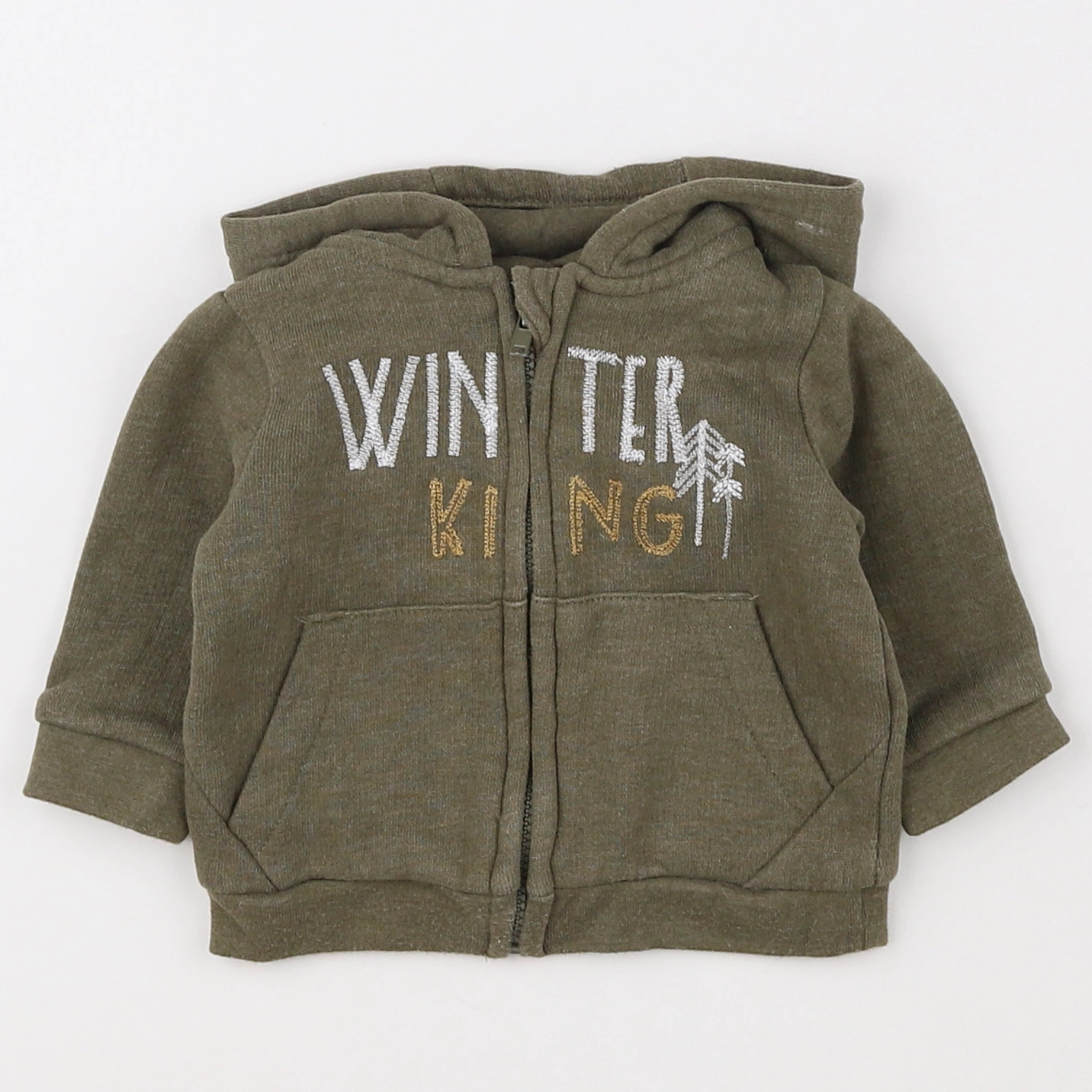 Vertbaudet - sweat vert - 3 mois