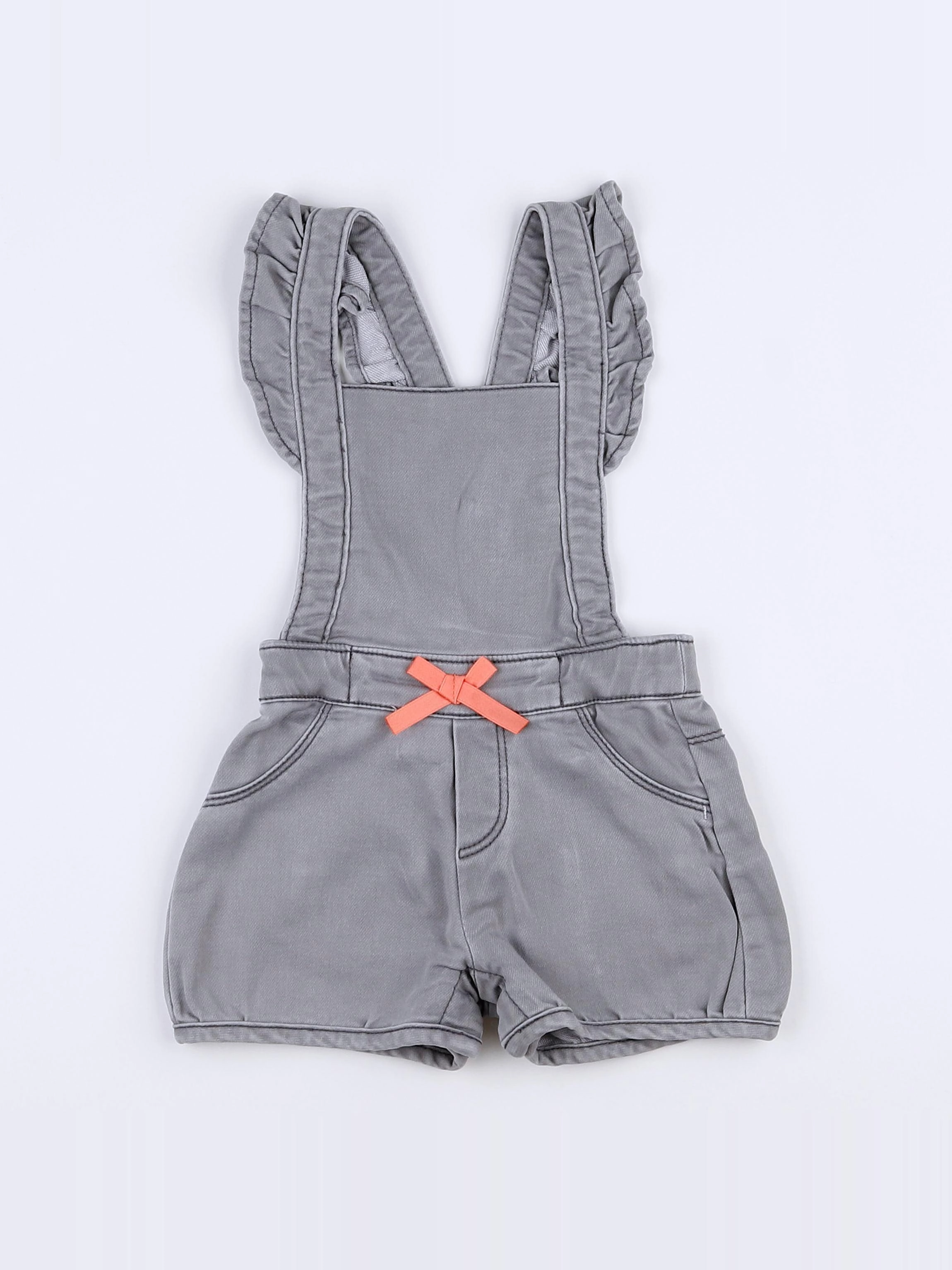 Absorba - salopette gris - 9 mois