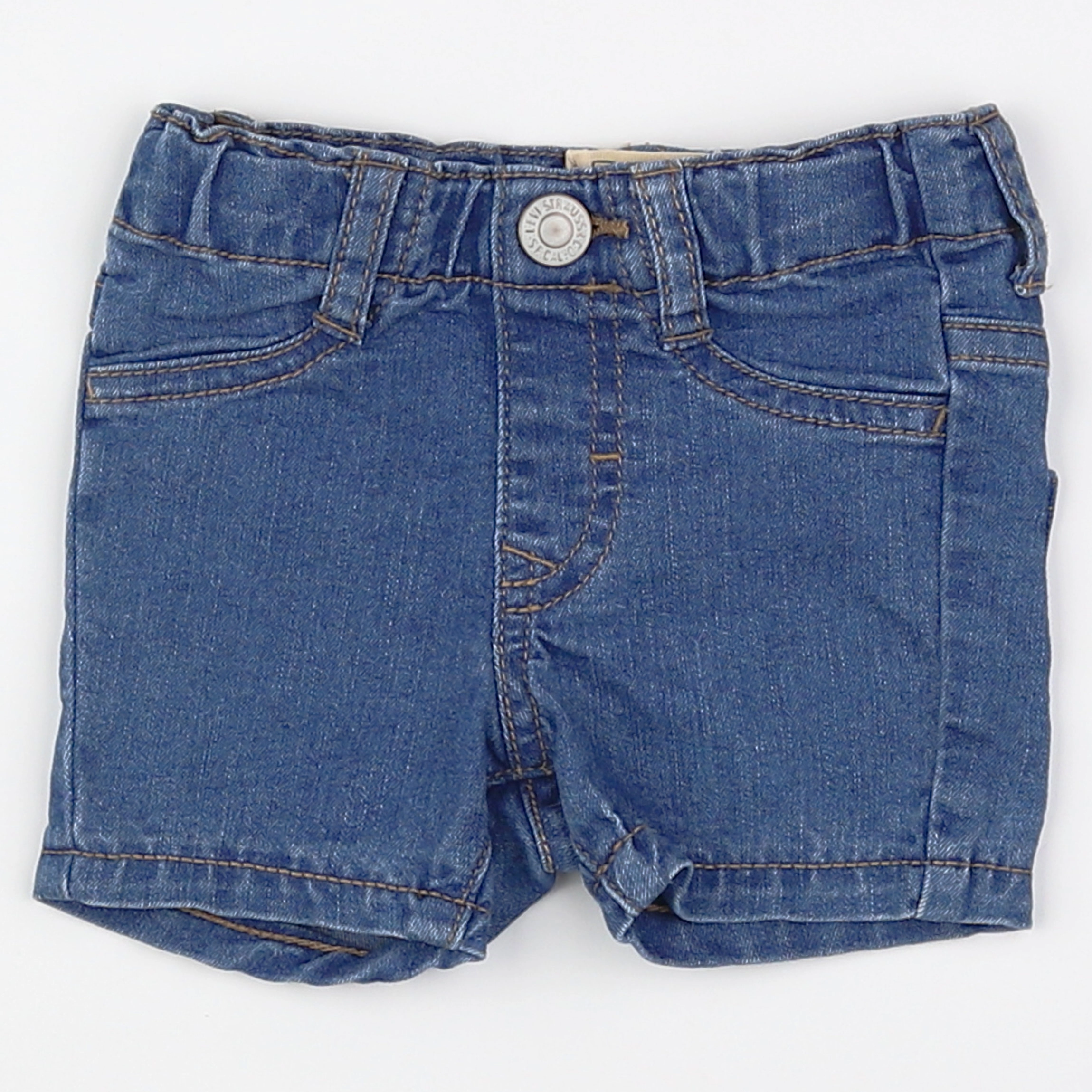 Levi's - short bleu - 6 mois