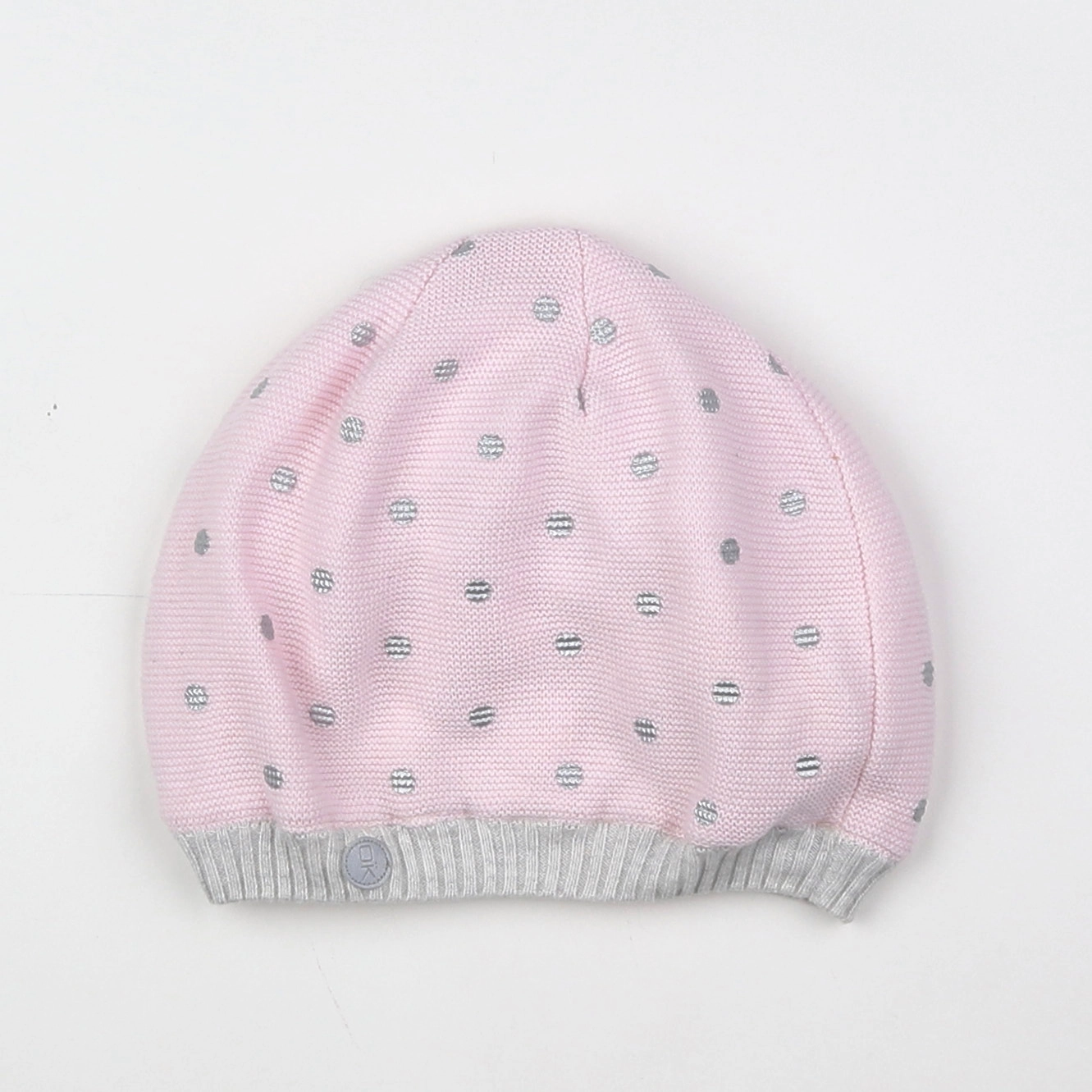 Okaidi - bonnet rose, gris - 14 ans