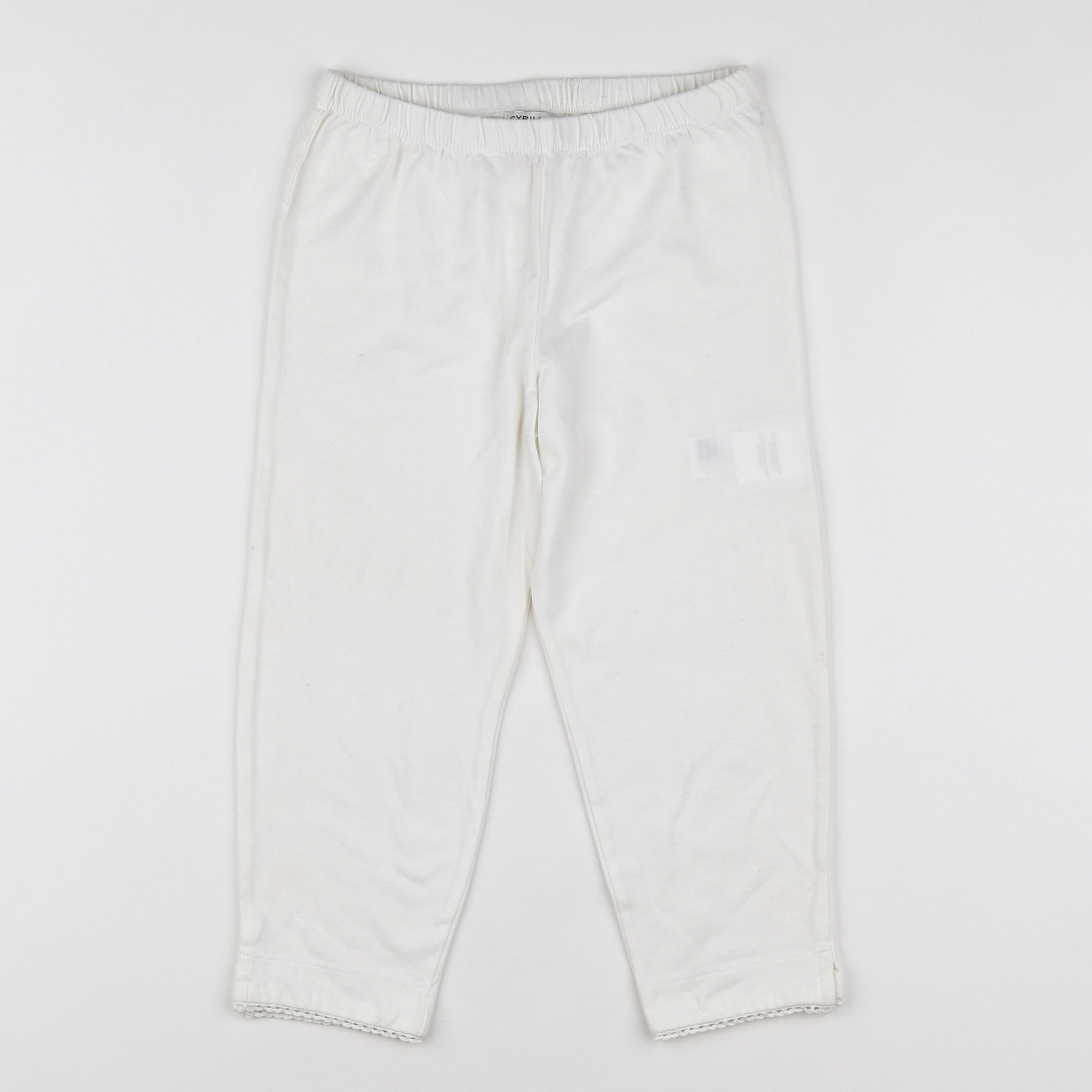 Cyrillus - legging blanc - 10 ans