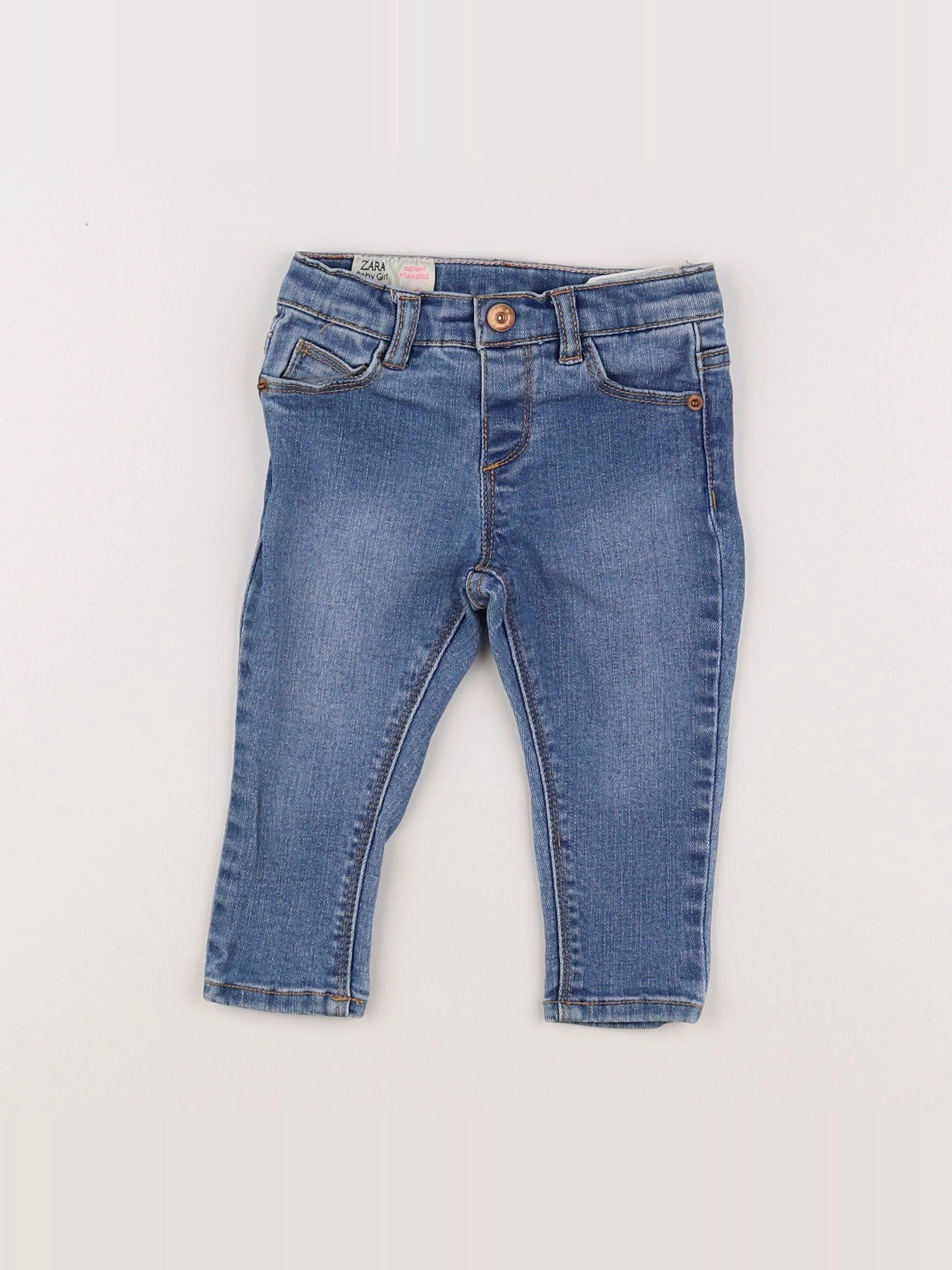 Zara - jean bleu - 6/9 mois