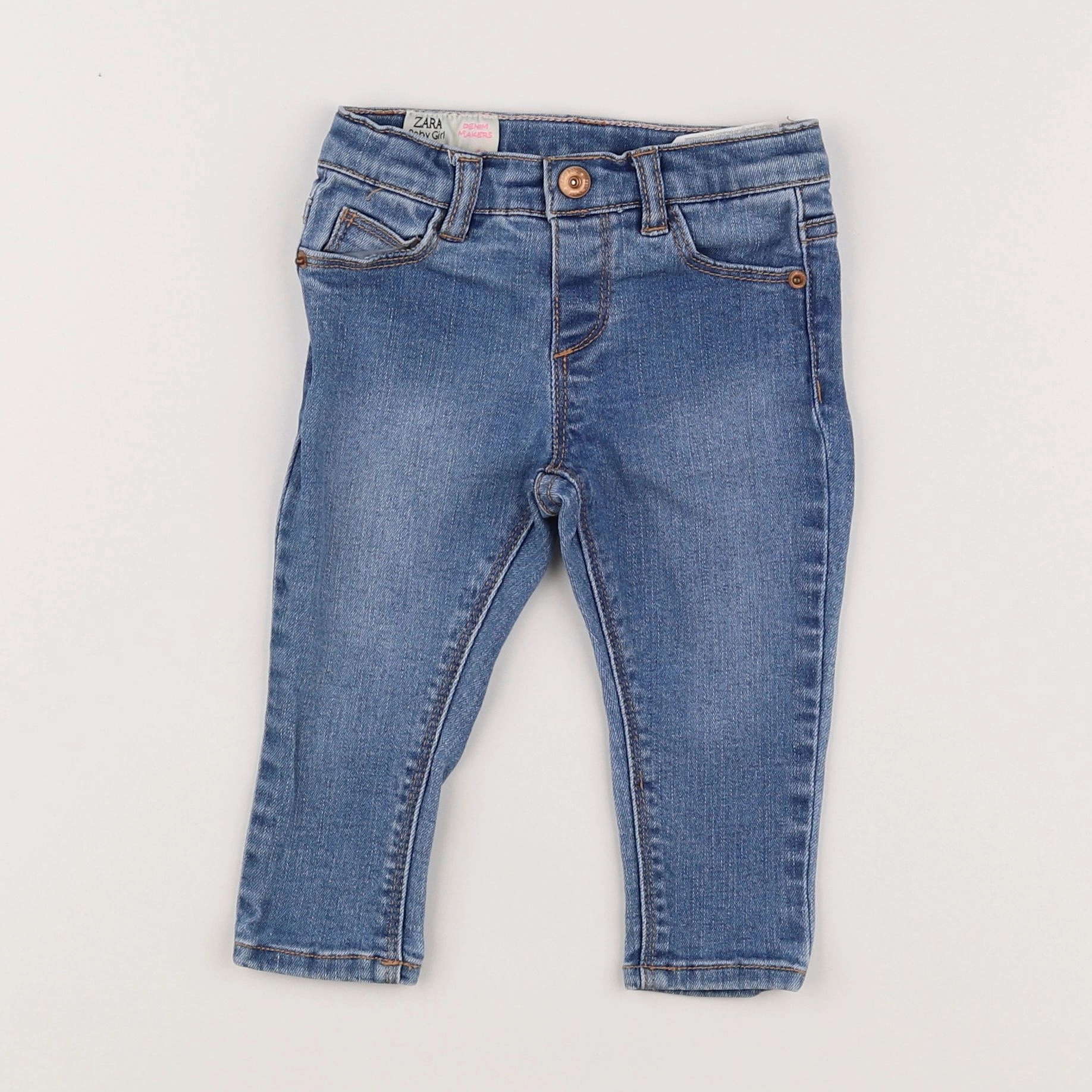 Zara - jean bleu - 6/9 mois