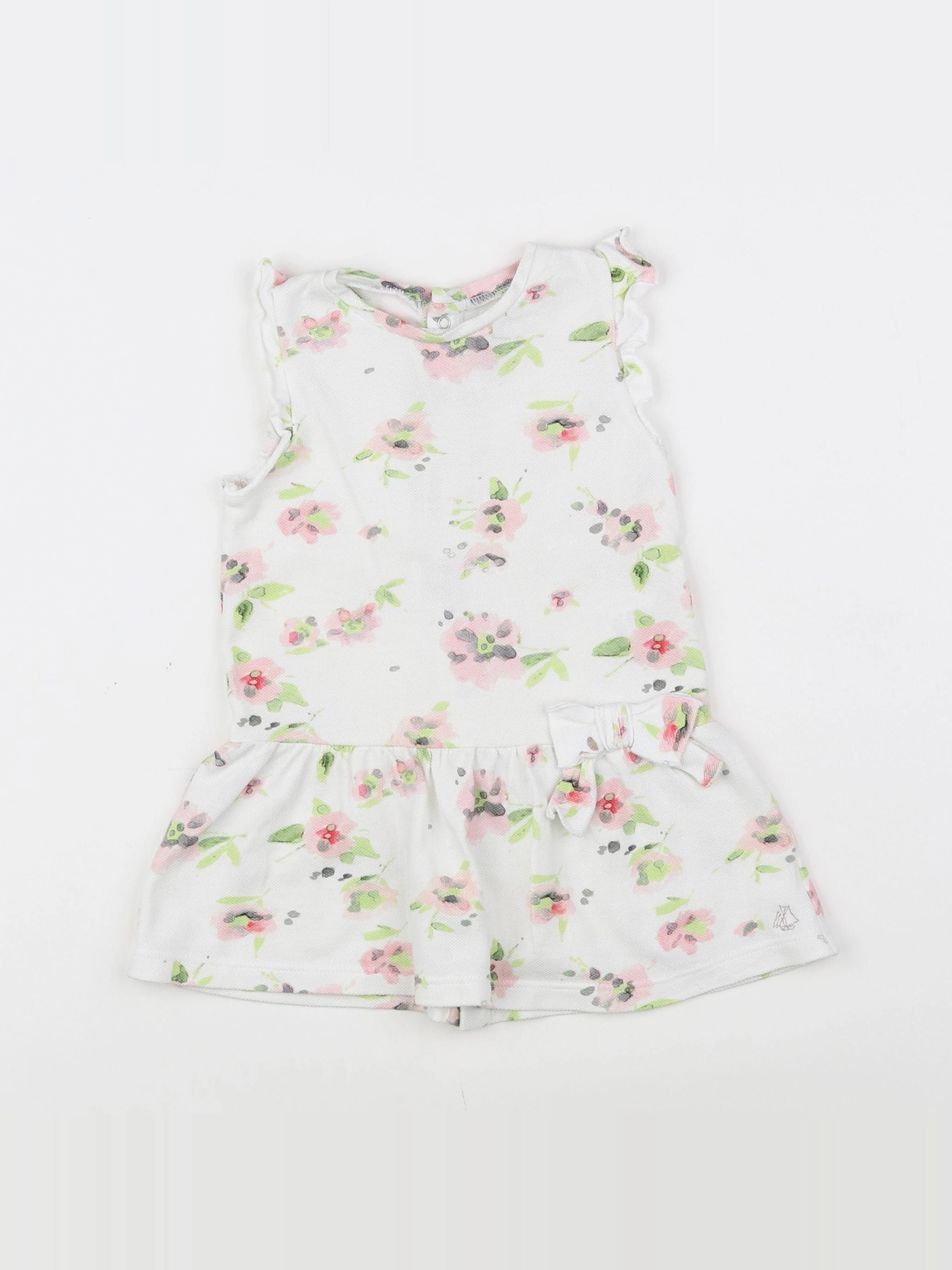 Petit Bateau - robe multicolore - 18 mois